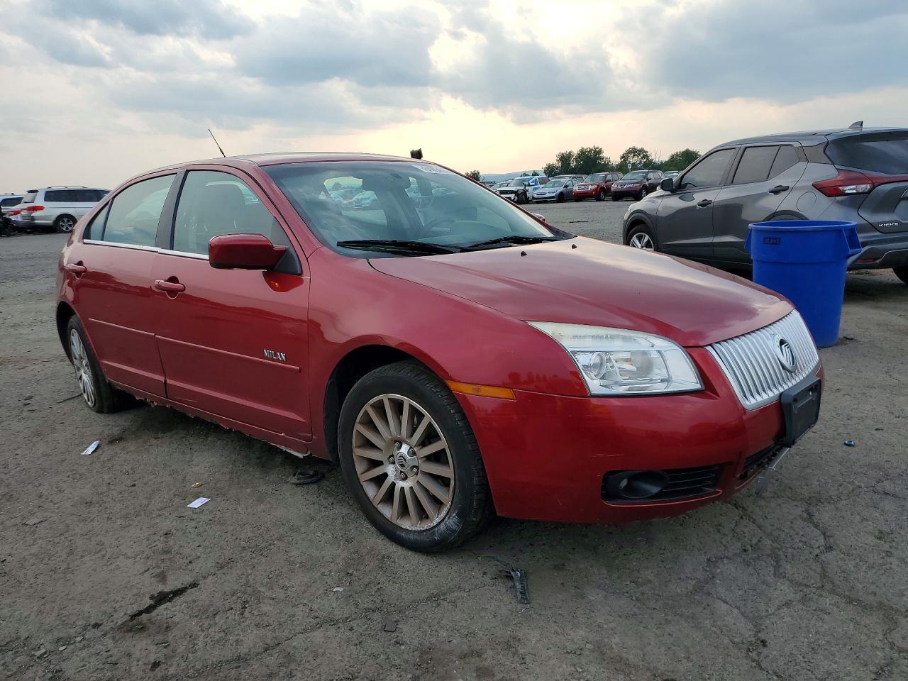 2007 Mercury Milan Premier Red vin: 3MEHM08127R632138