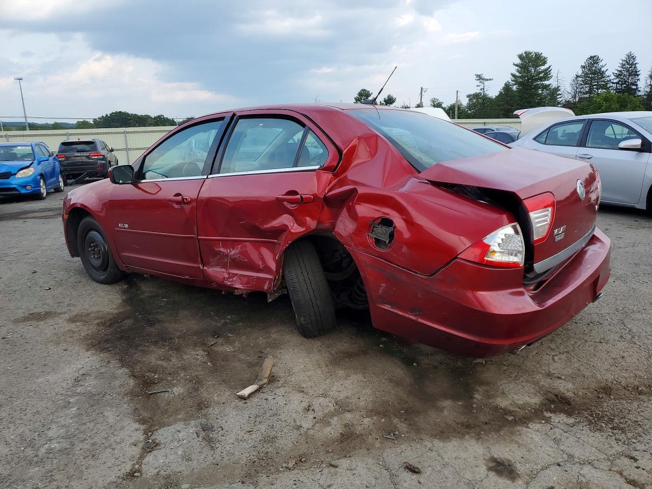2007 Mercury Milan Premier Red vin: 3MEHM08127R632138