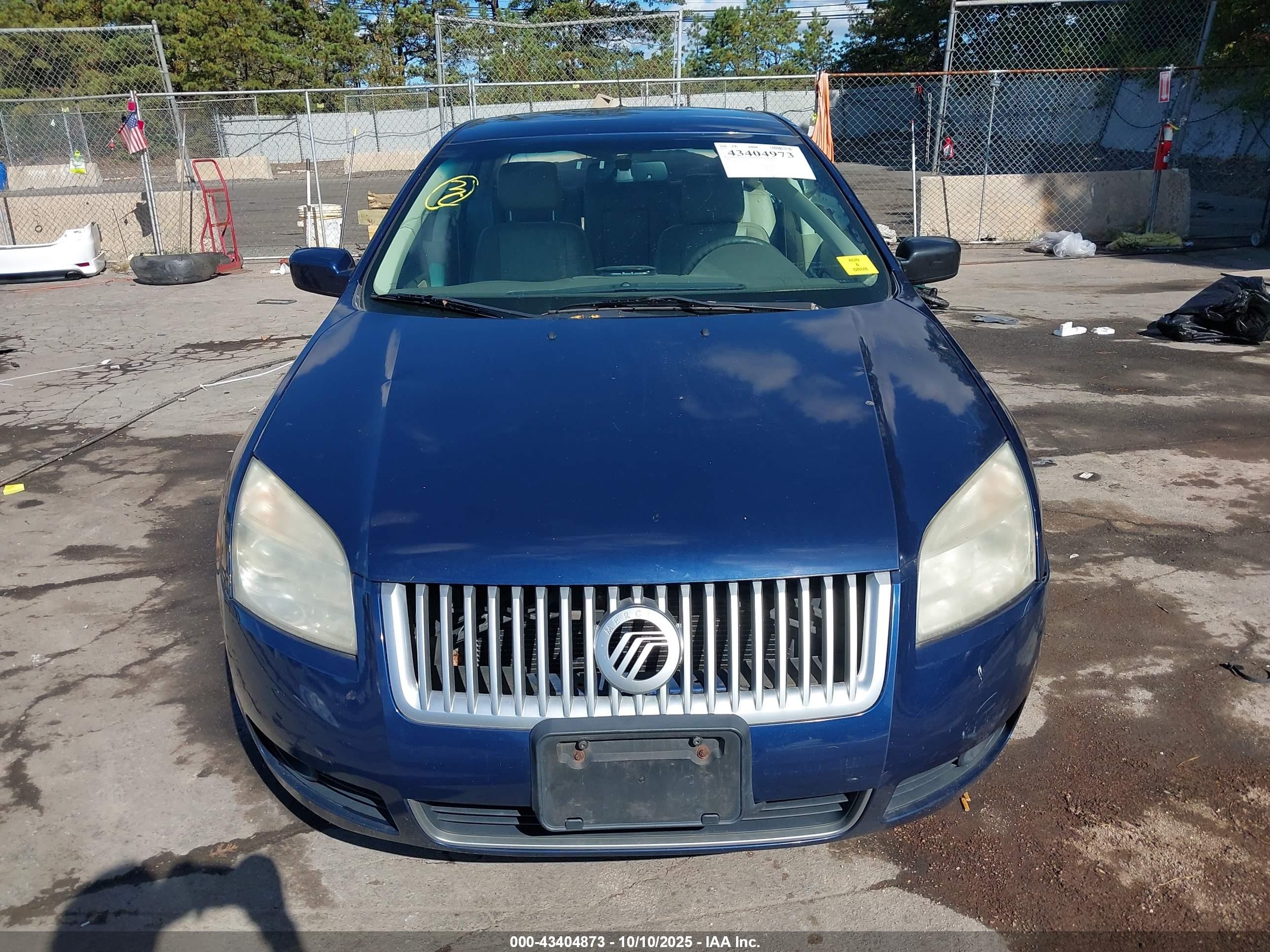 2007 Mercury Milan V6 Premier Dark Blue vin: 3MEHM08137R664872