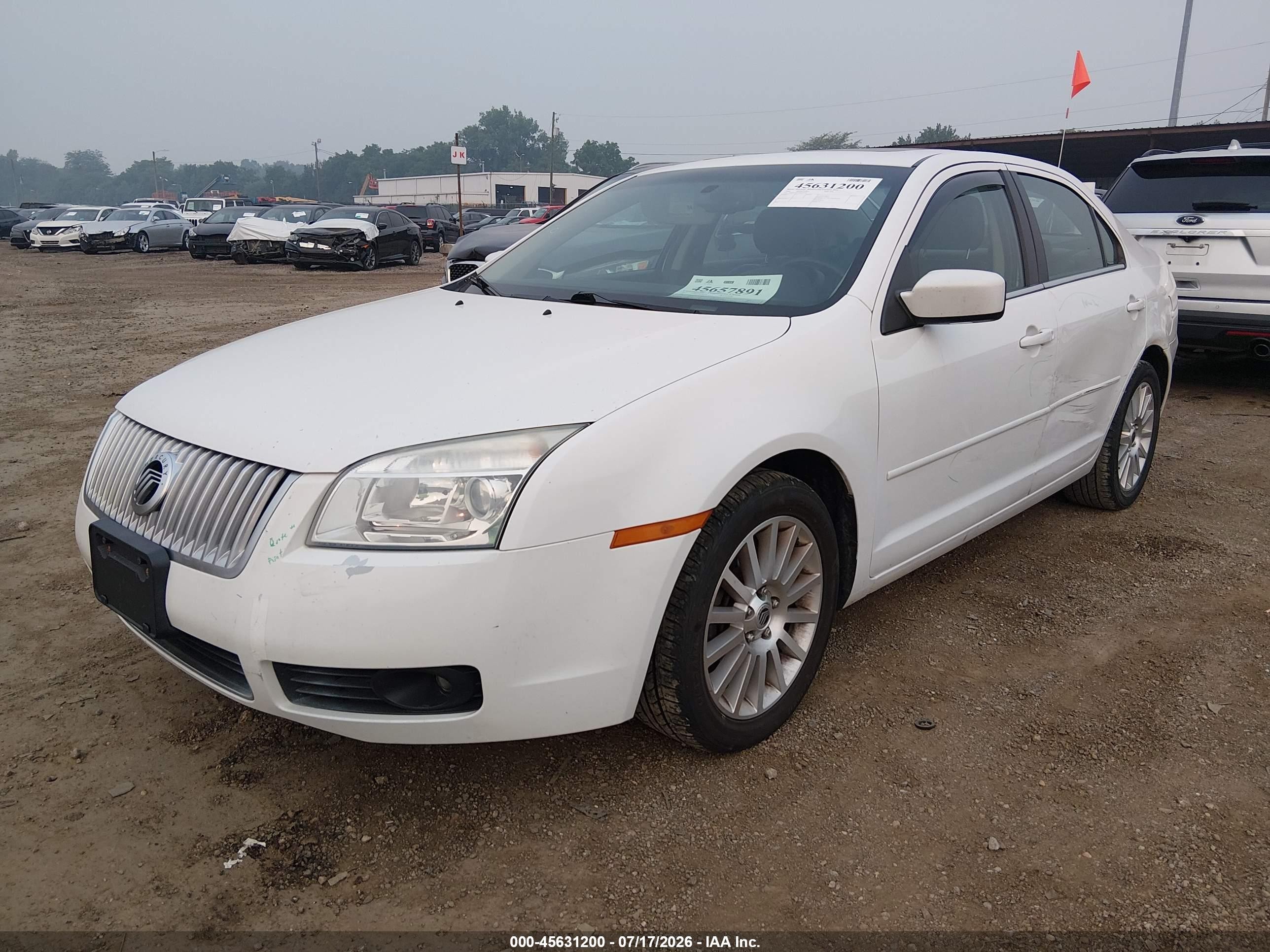 2006 Mercury Milan V6 Premier Белый vin: 3MEHM08146R661364