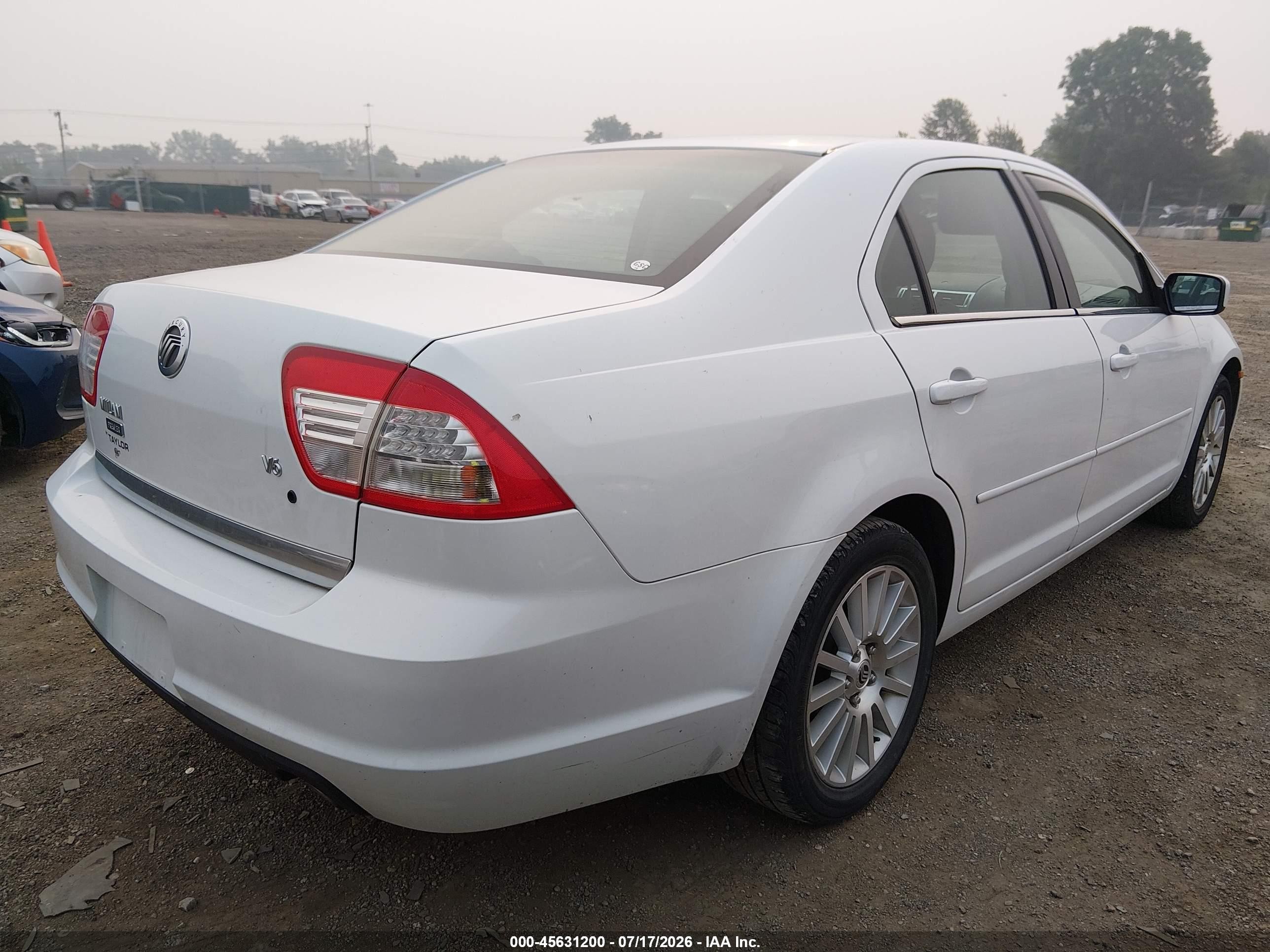 2006 Mercury Milan V6 Premier Белый vin: 3MEHM08146R661364
