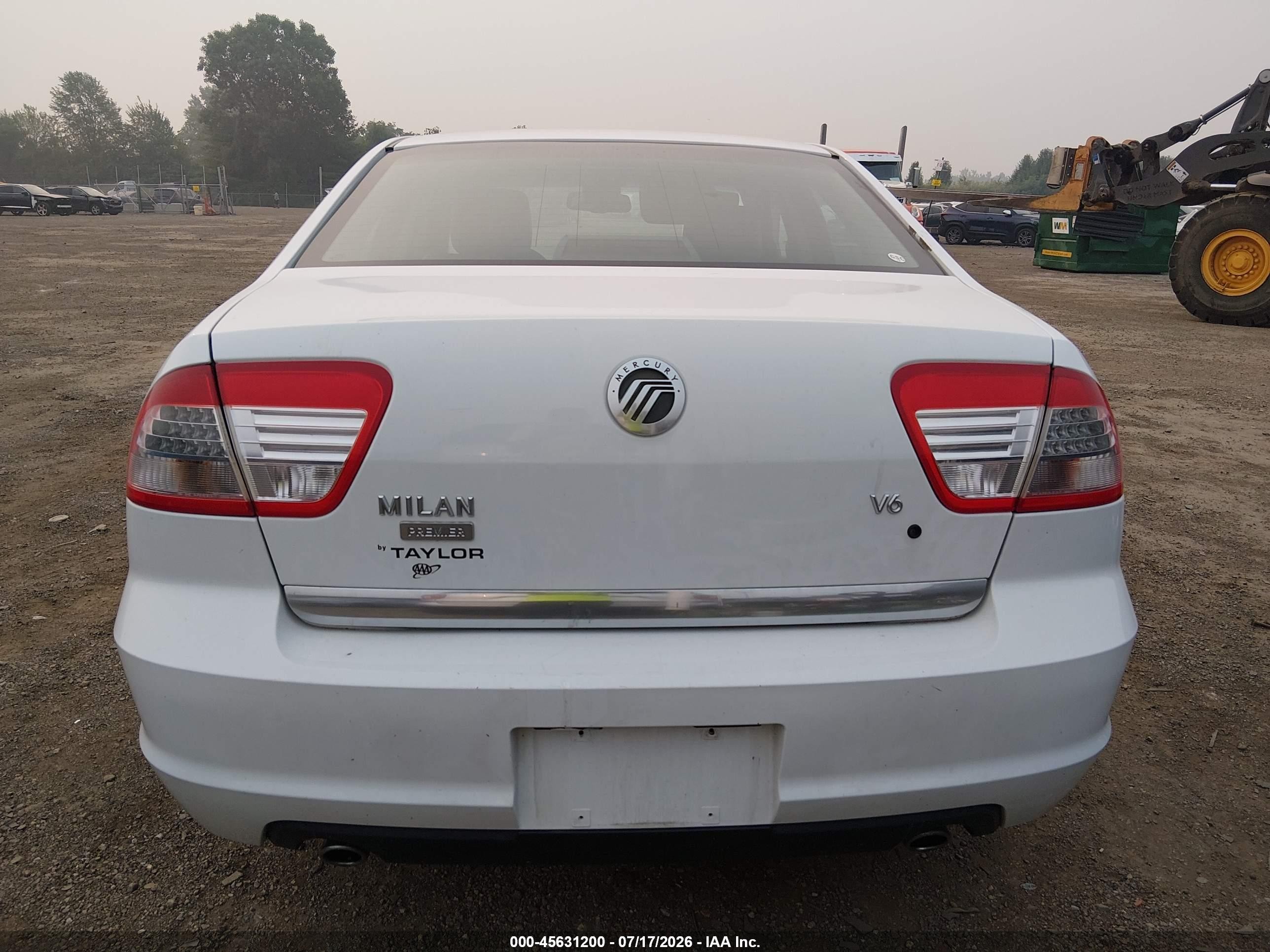 2006 Mercury Milan V6 Premier Белый vin: 3MEHM08146R661364