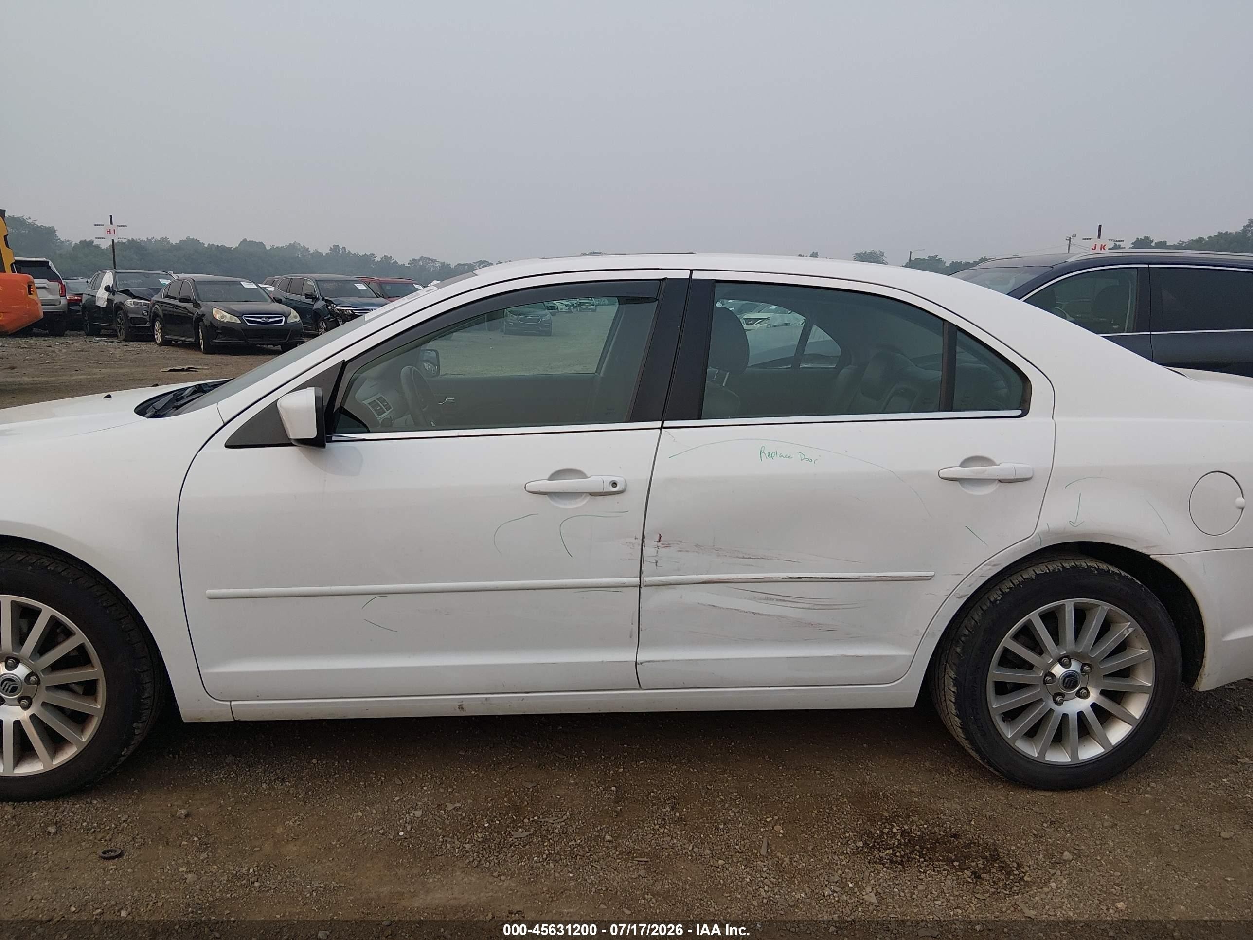 2006 Mercury Milan V6 Premier Белый vin: 3MEHM08146R661364