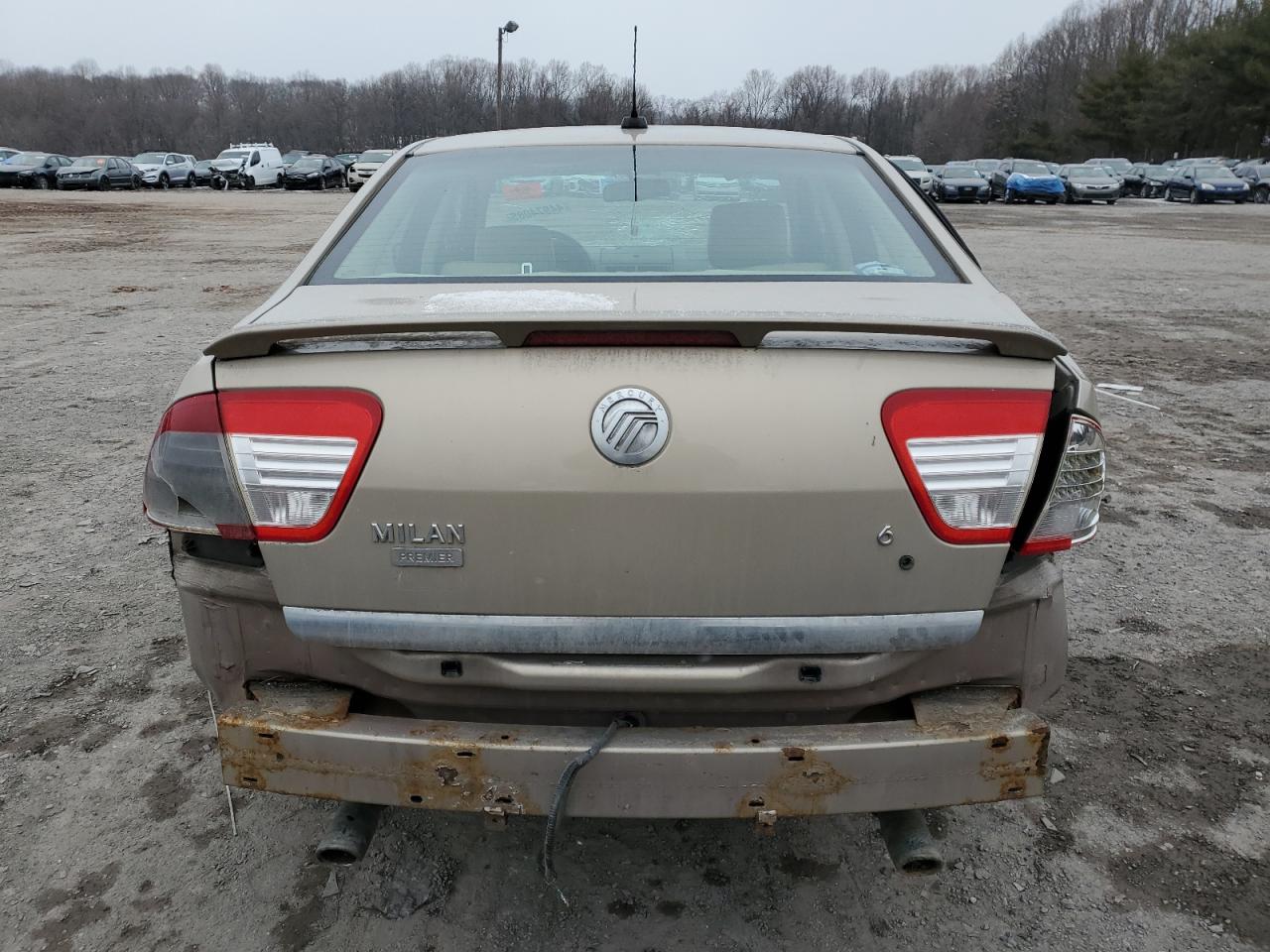 2007 Mercury Milan Premier Tan vin: 3MEHM08147R653010