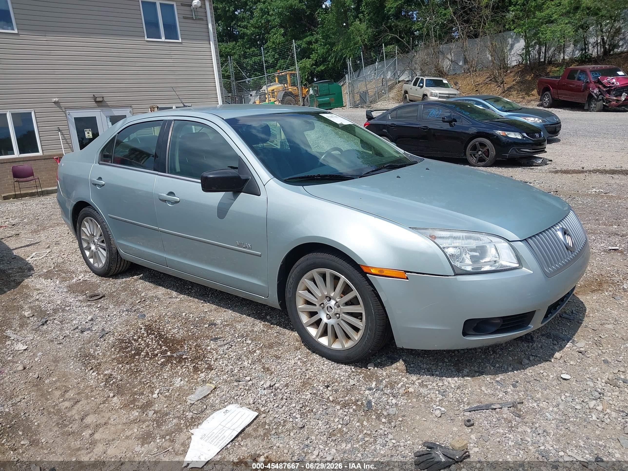 2007 Mercury Milan Premier Серебряный vin: 3MEHM08147R667702
