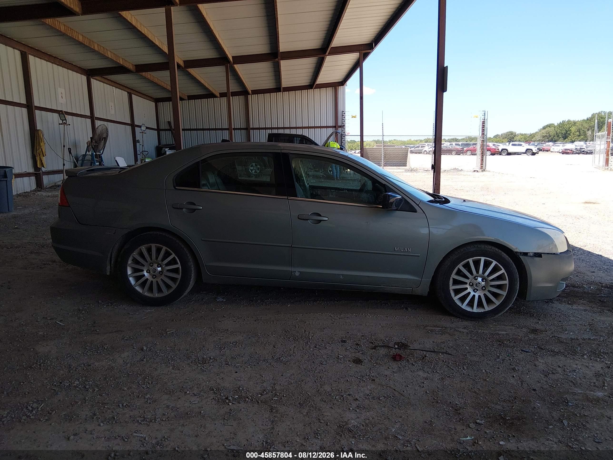 2008 Mercury Milan V6 Premier Green vin: 3MEHM08168R602559