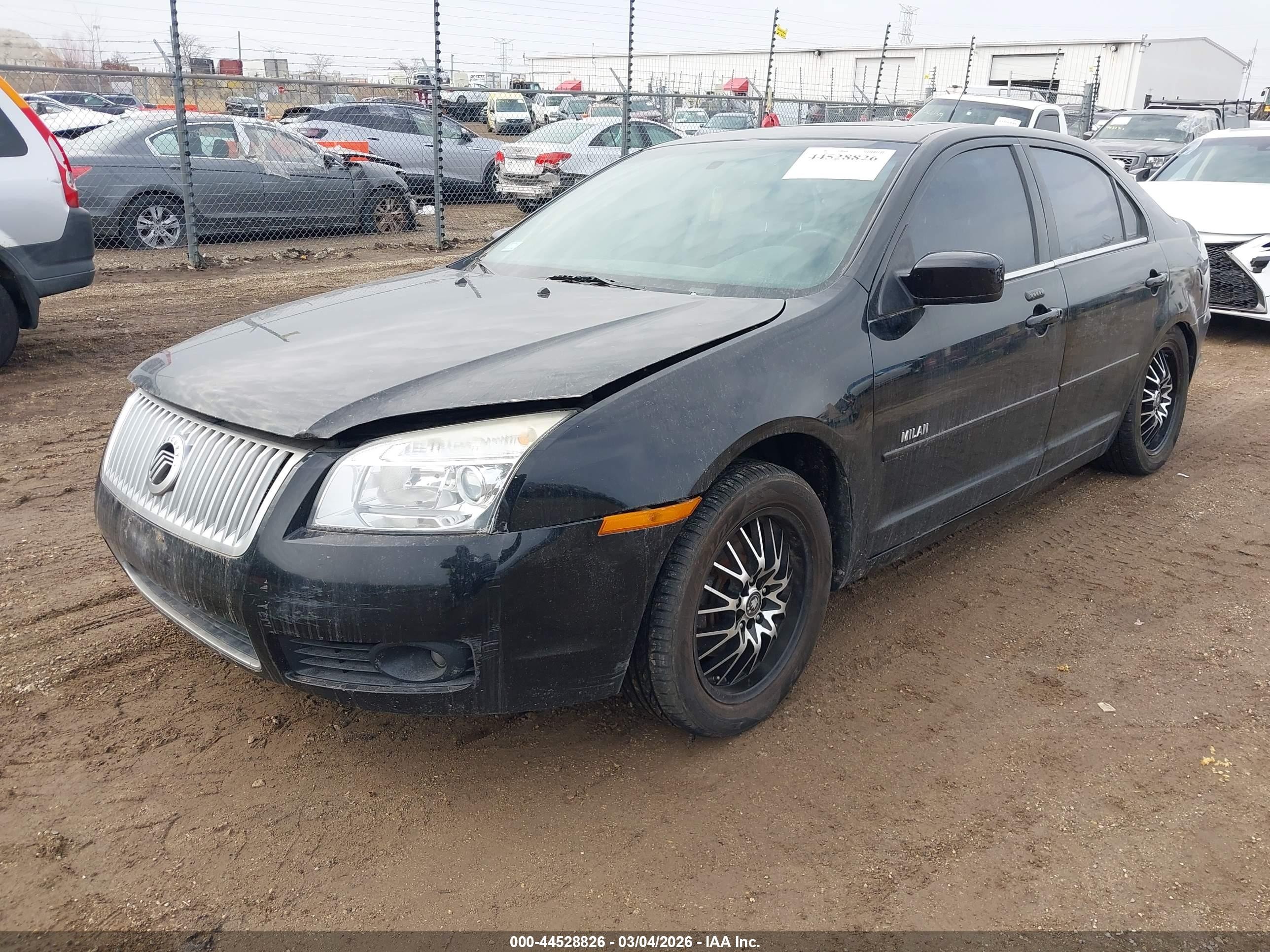 2008 Mercury Milan V6 Premier Black vin: 3MEHM08168R630894