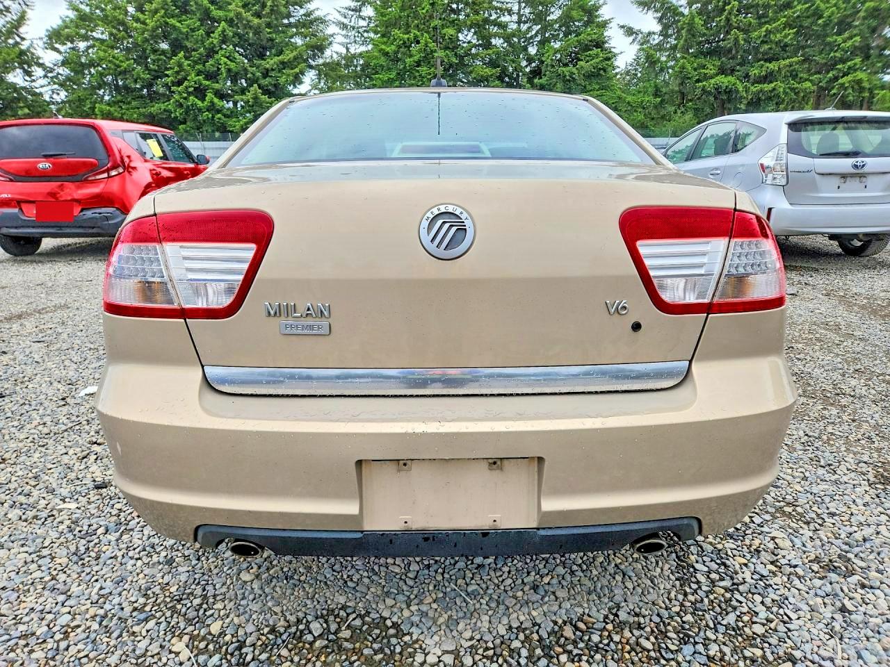2008 Mercury Milan Premier Бежевый vin: 3MEHM08168R655942