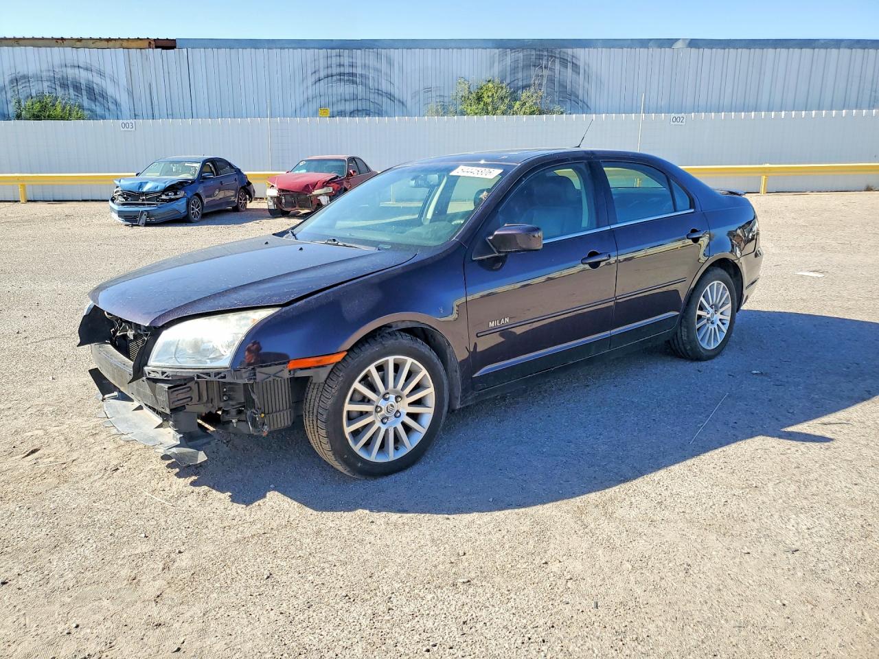 2007 Mercury Milan Premier Черный vin: 3MEHM08177R635570