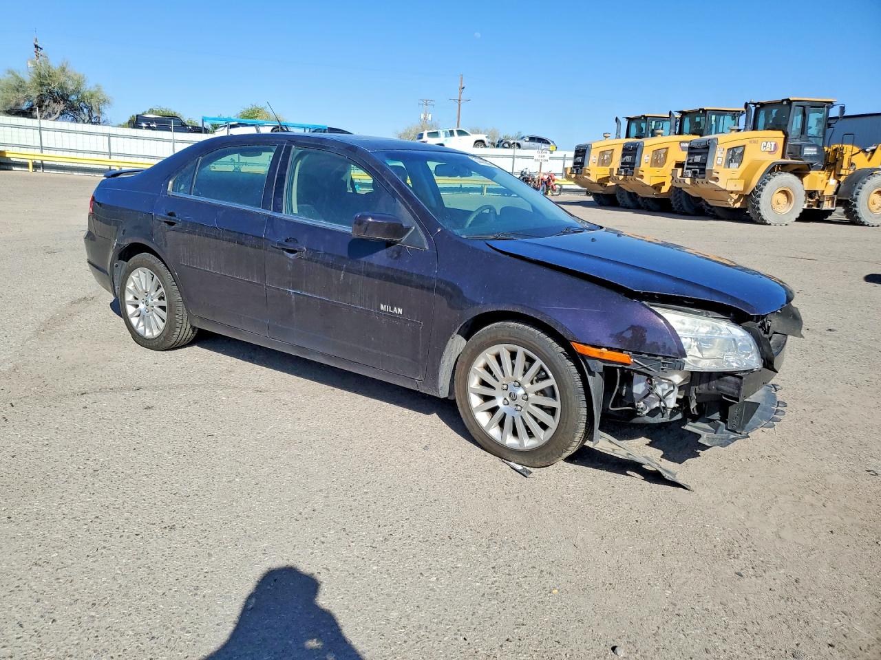 2007 Mercury Milan Premier Black vin: 3MEHM08177R635570