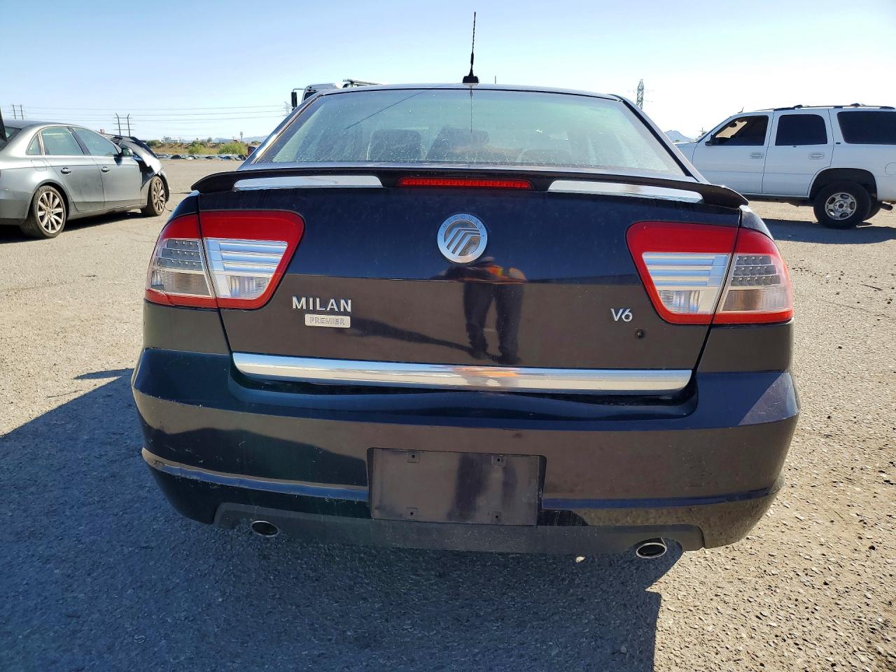2007 Mercury Milan Premier Black vin: 3MEHM08177R635570