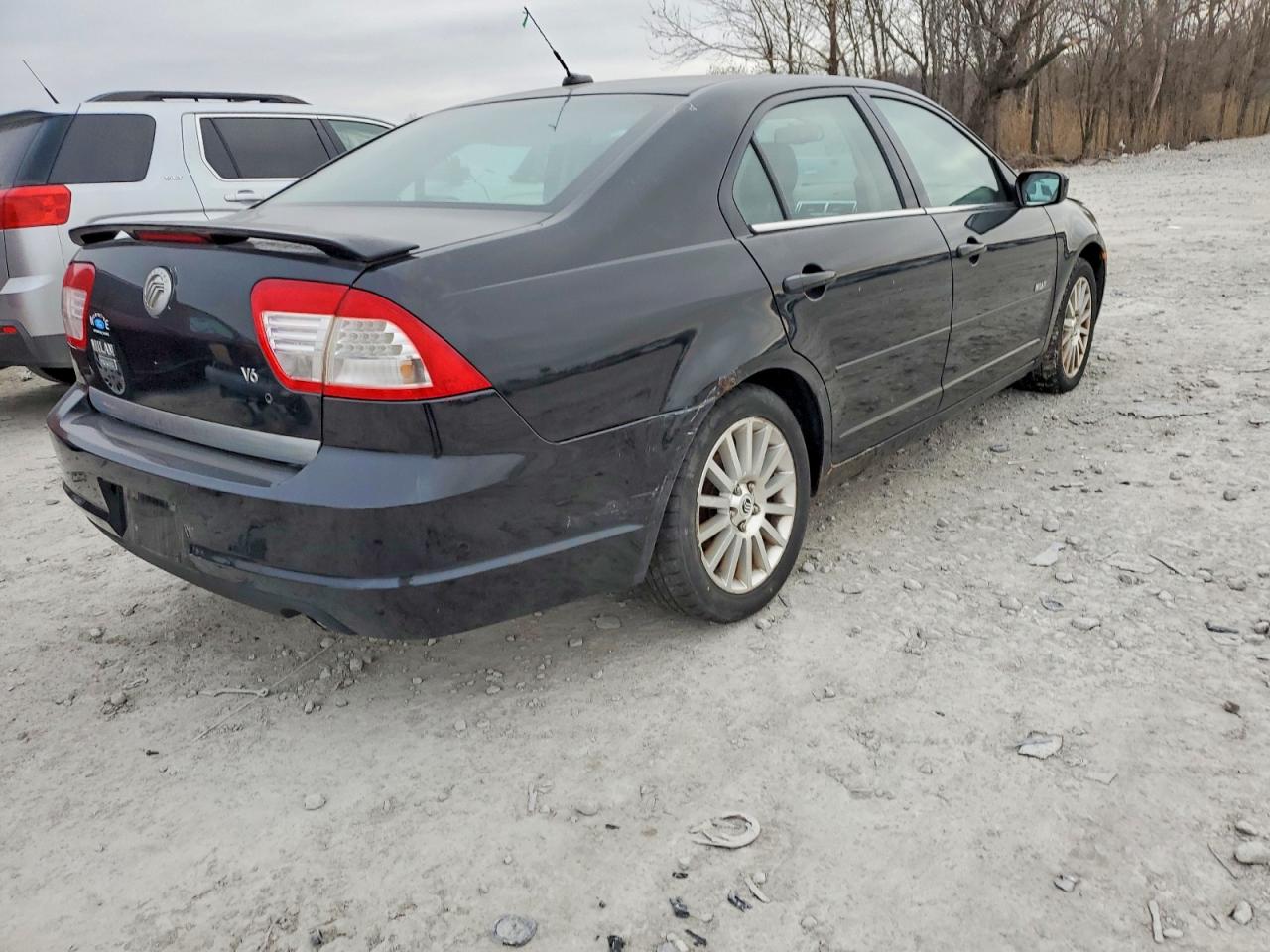 2007 Mercury Milan Premier Черный vin: 3MEHM08177R667953
