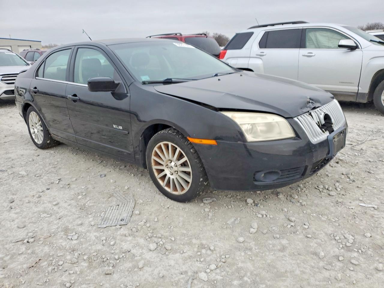 2007 Mercury Milan Premier Черный vin: 3MEHM08177R667953