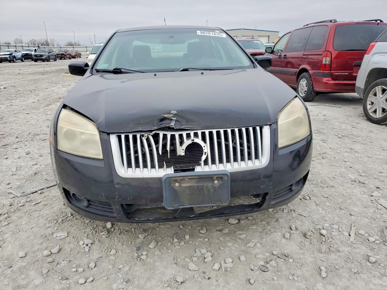 2007 Mercury Milan Premier Черный vin: 3MEHM08177R667953