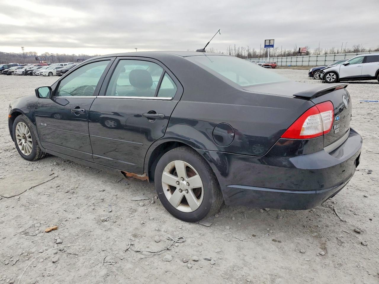 2007 Mercury Milan Premier Черный vin: 3MEHM08177R667953