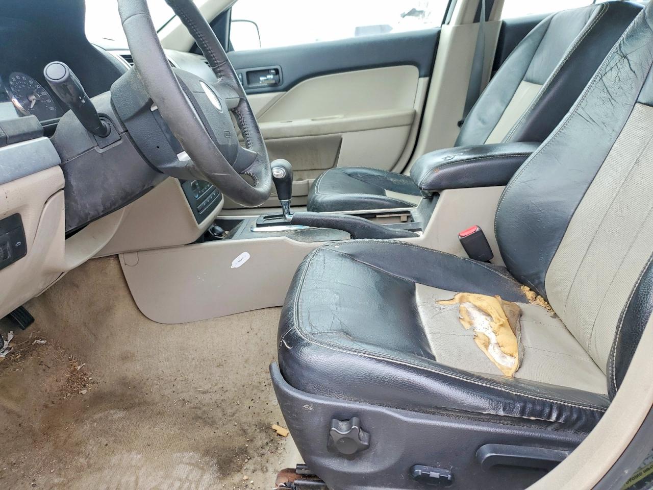 2007 Mercury Milan Premier Черный vin: 3MEHM08177R667953