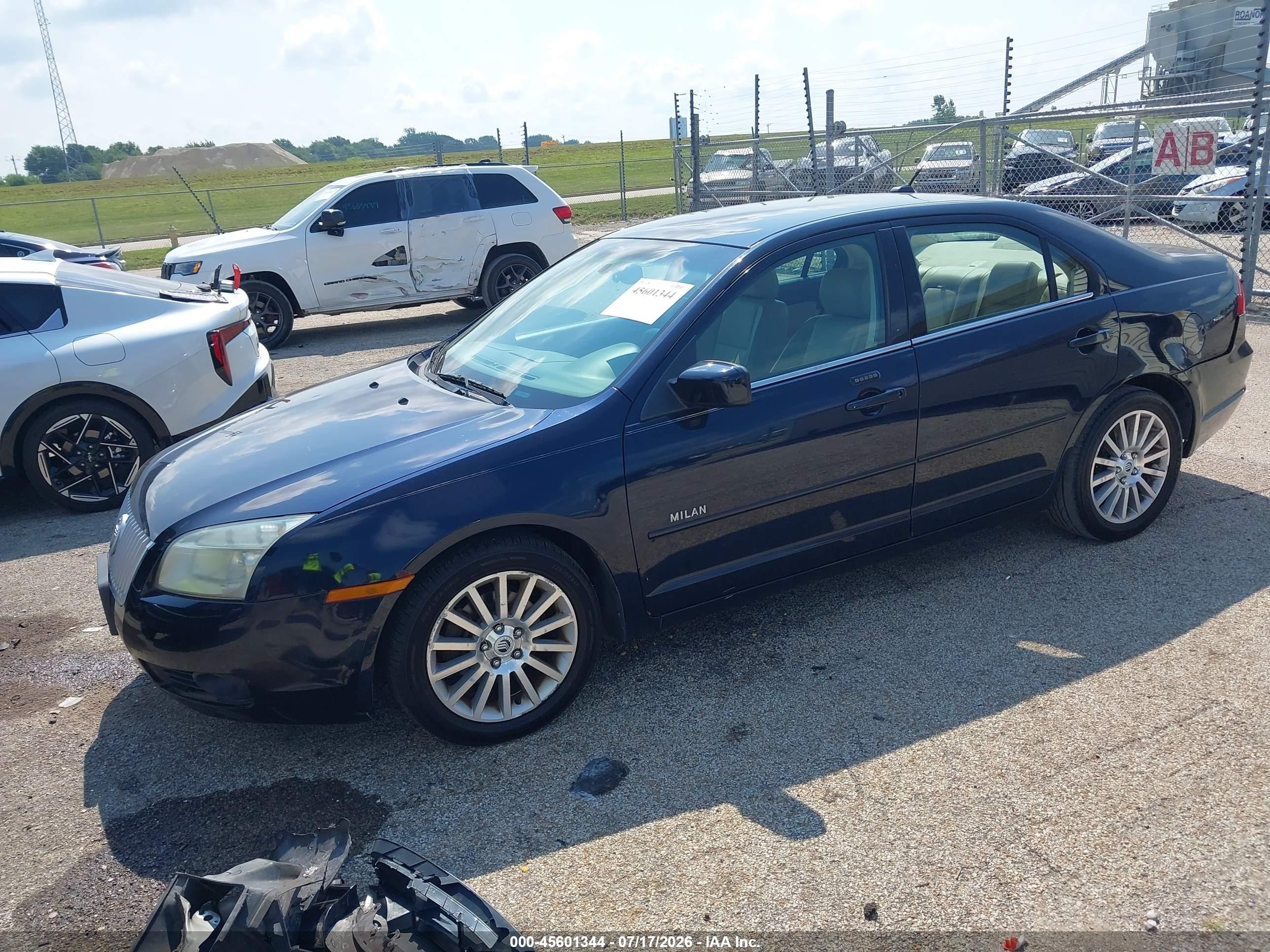 2008 Mercury Milan V6 Premier Синий vin: 3MEHM08178R667369
