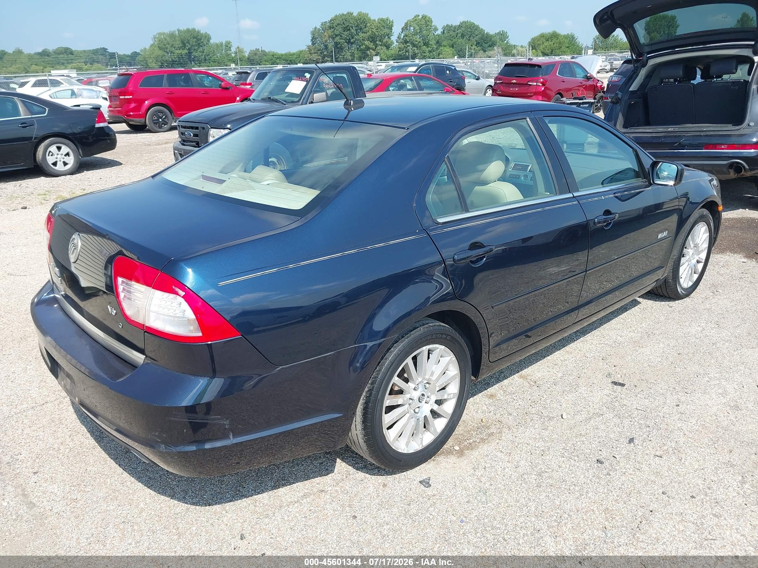 2008 Mercury Milan V6 Premier Синий vin: 3MEHM08178R667369