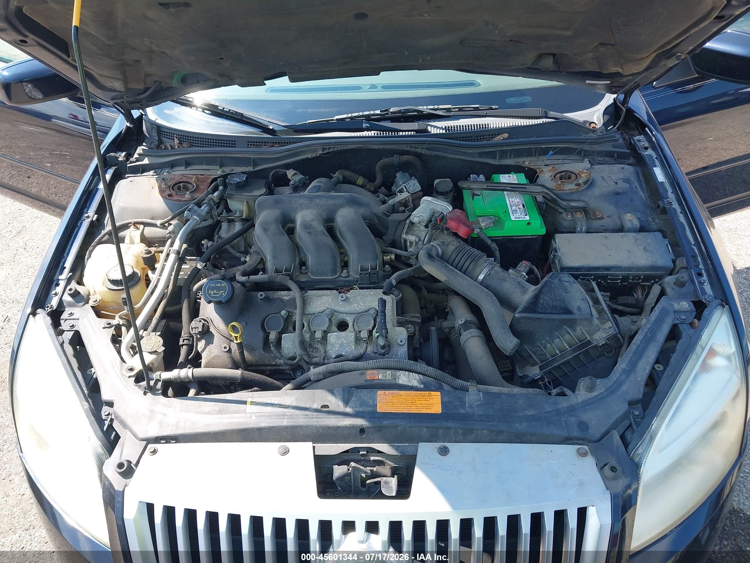 2008 Mercury Milan V6 Premier Синий vin: 3MEHM08178R667369