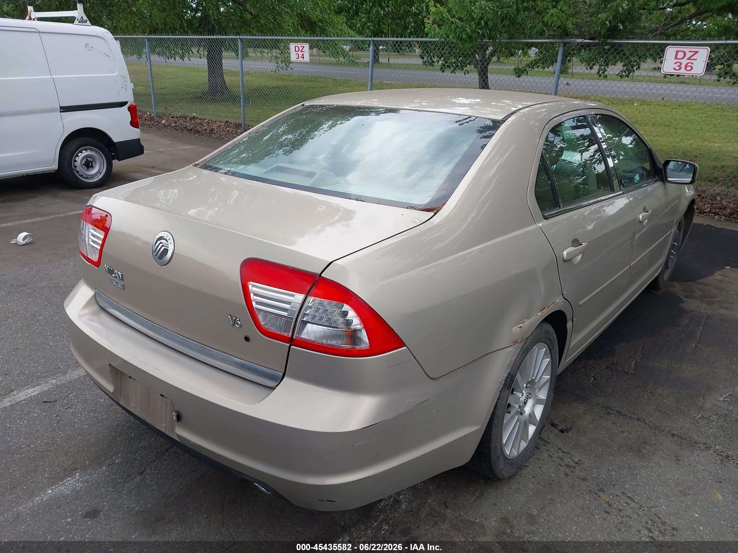 2007 Mercury Milan Premier Gold vin: 3MEHM08187R603615
