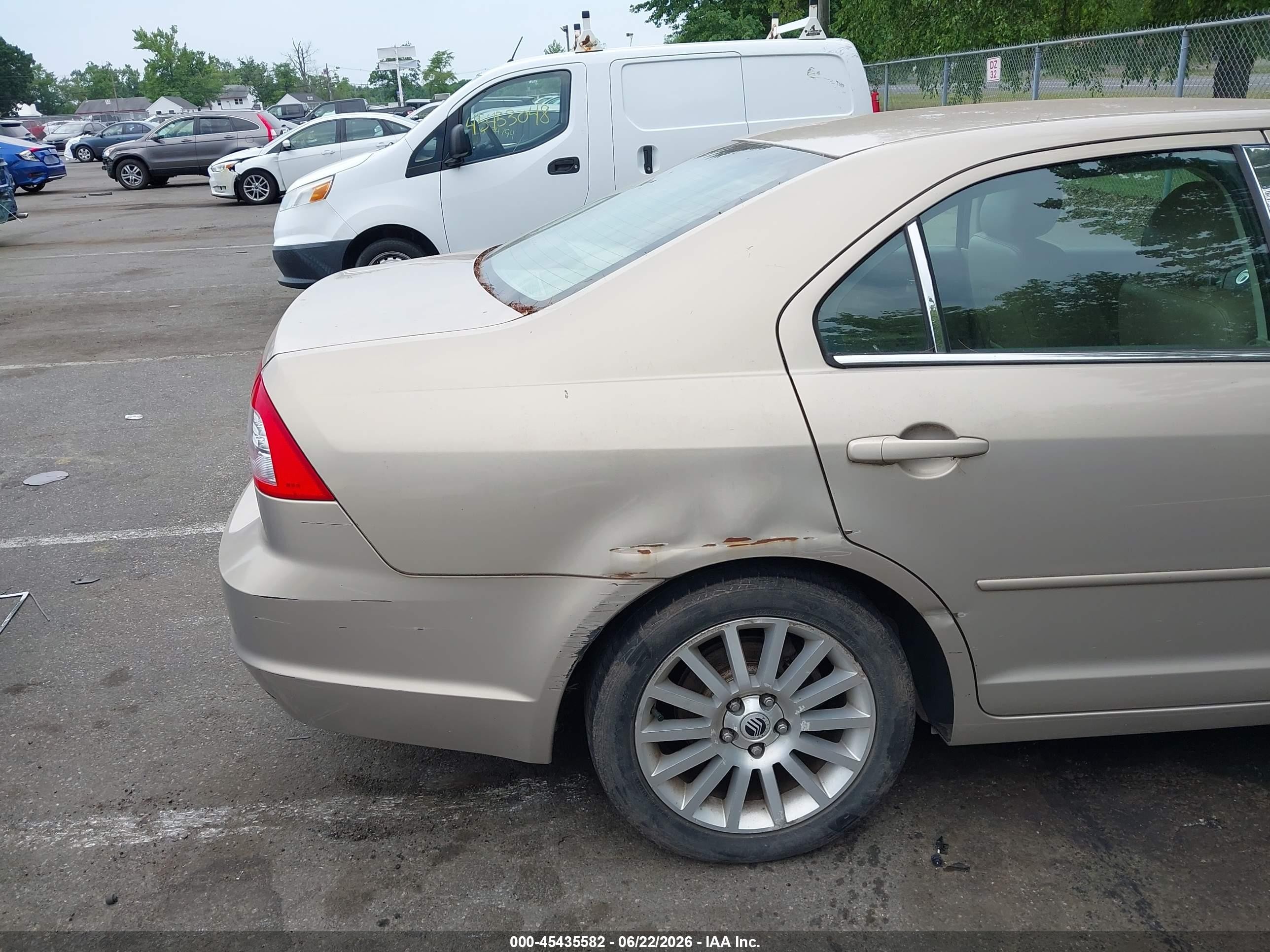 2007 Mercury Milan Premier Gold vin: 3MEHM08187R603615
