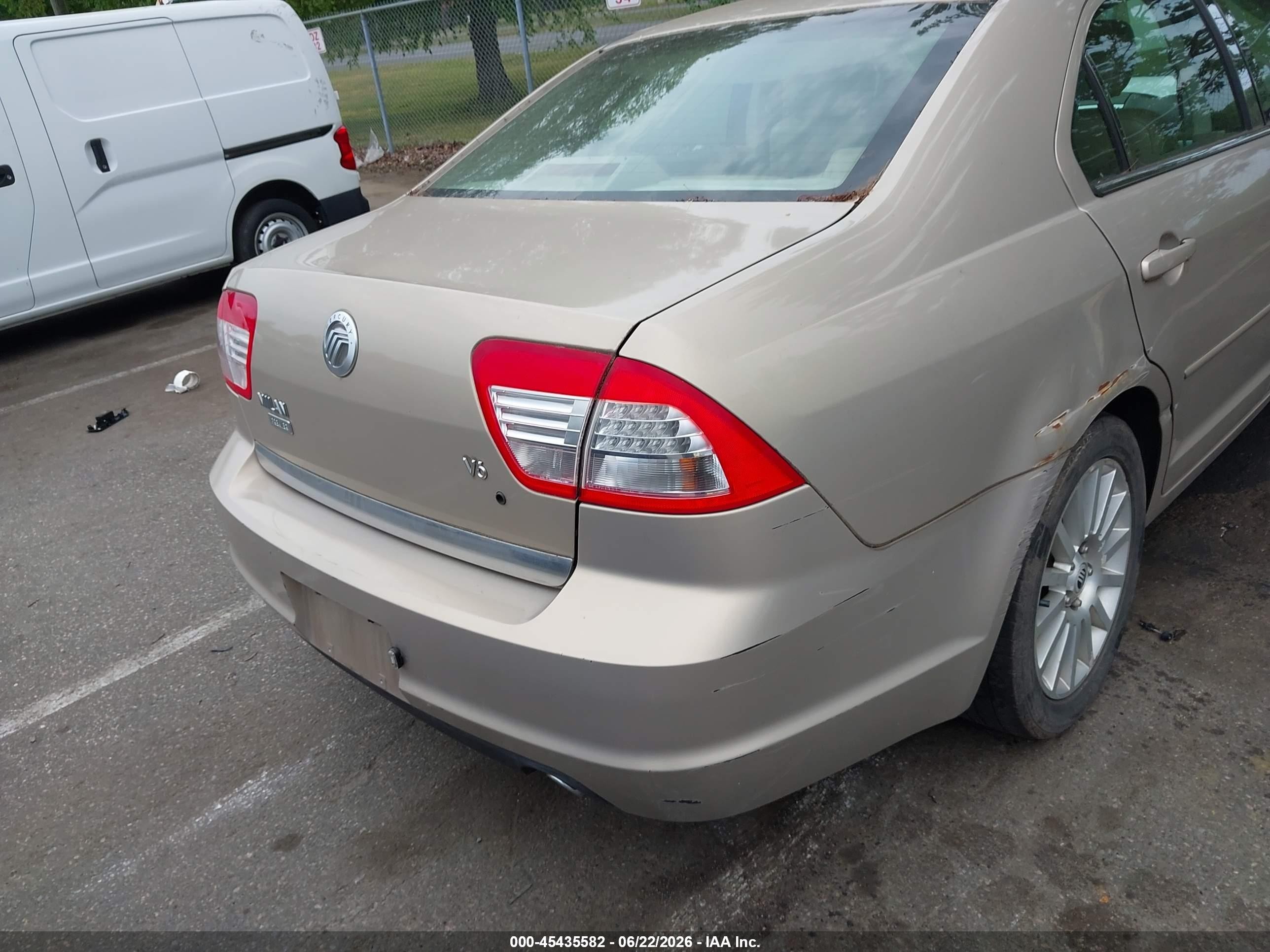 2007 Mercury Milan Premier Gold vin: 3MEHM08187R603615