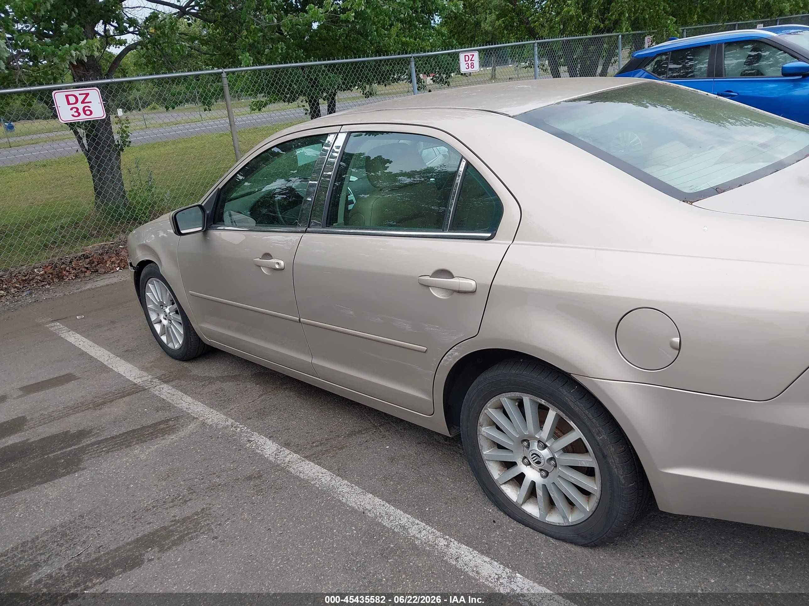 2007 Mercury Milan Premier Gold vin: 3MEHM08187R603615