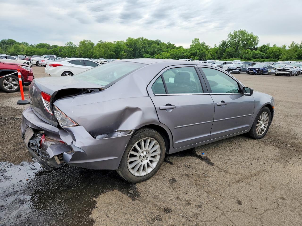 2006 Mercury Milan Premier Gray vin: 3MEHM08196R614301