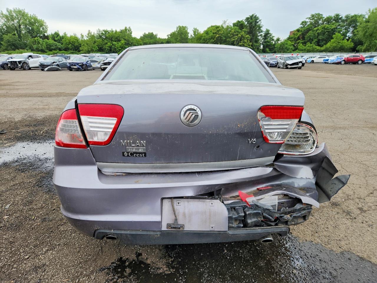2006 Mercury Milan Premier Gray vin: 3MEHM08196R614301