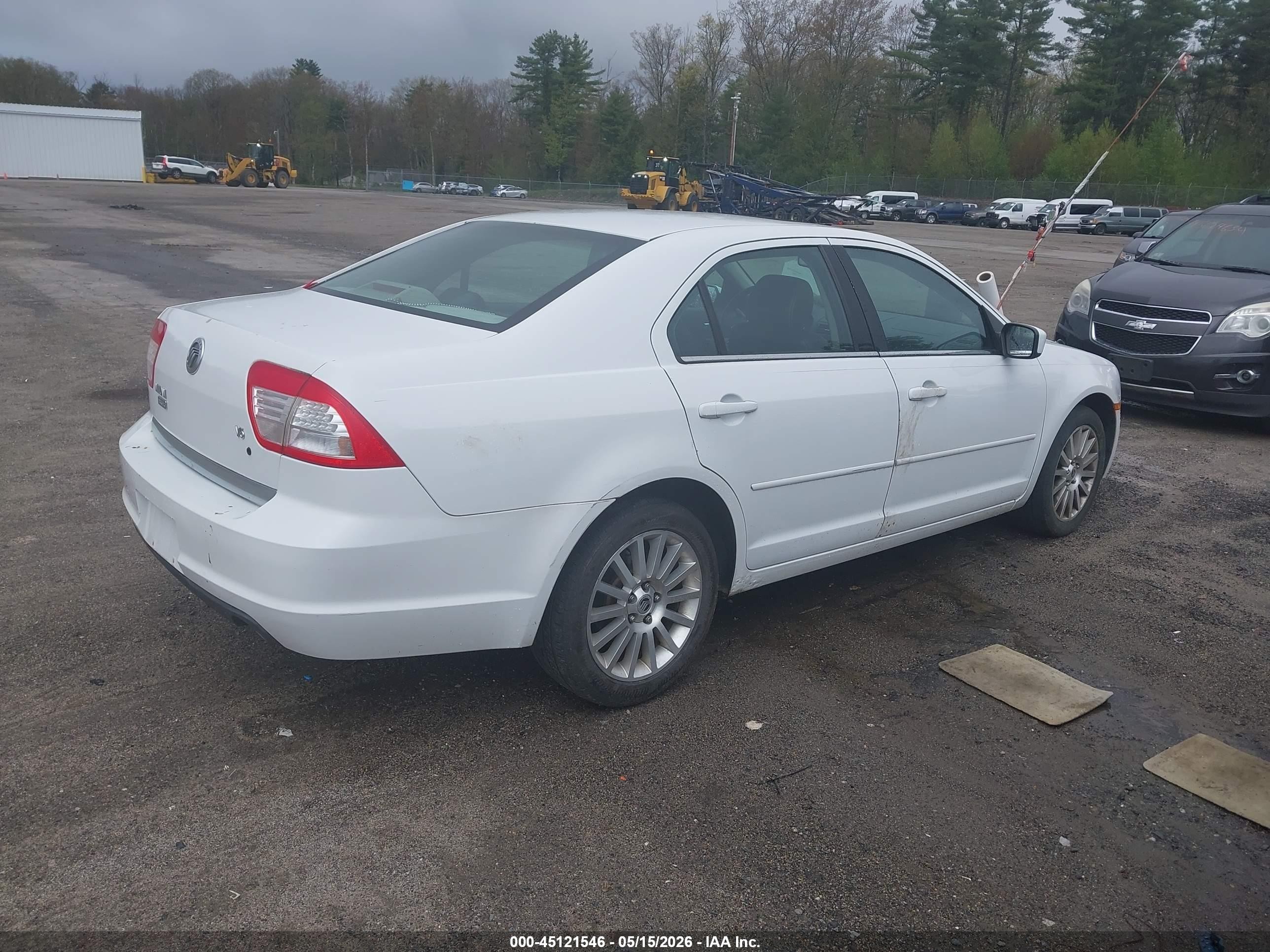 2006 Mercury Milan V6 Premier White vin: 3MEHM08196R624326