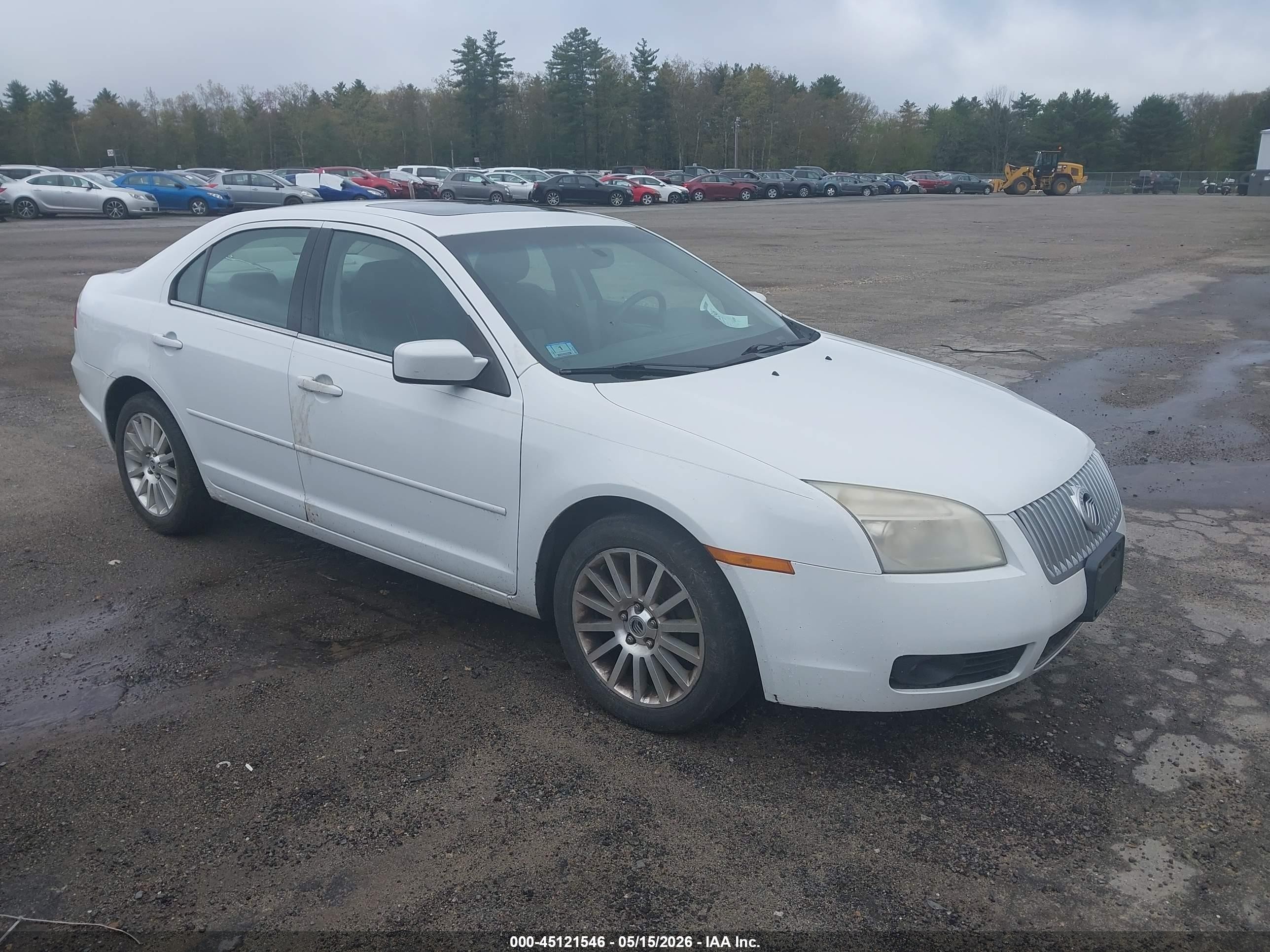 2006 Mercury Milan V6 Premier White vin: 3MEHM08196R624326