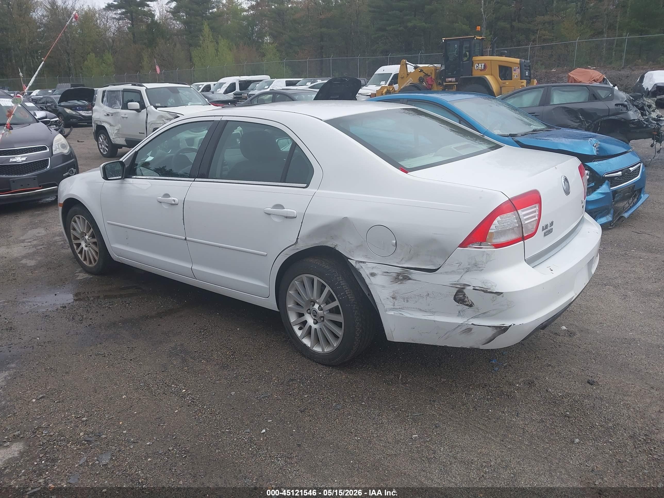 2006 Mercury Milan V6 Premier White vin: 3MEHM08196R624326