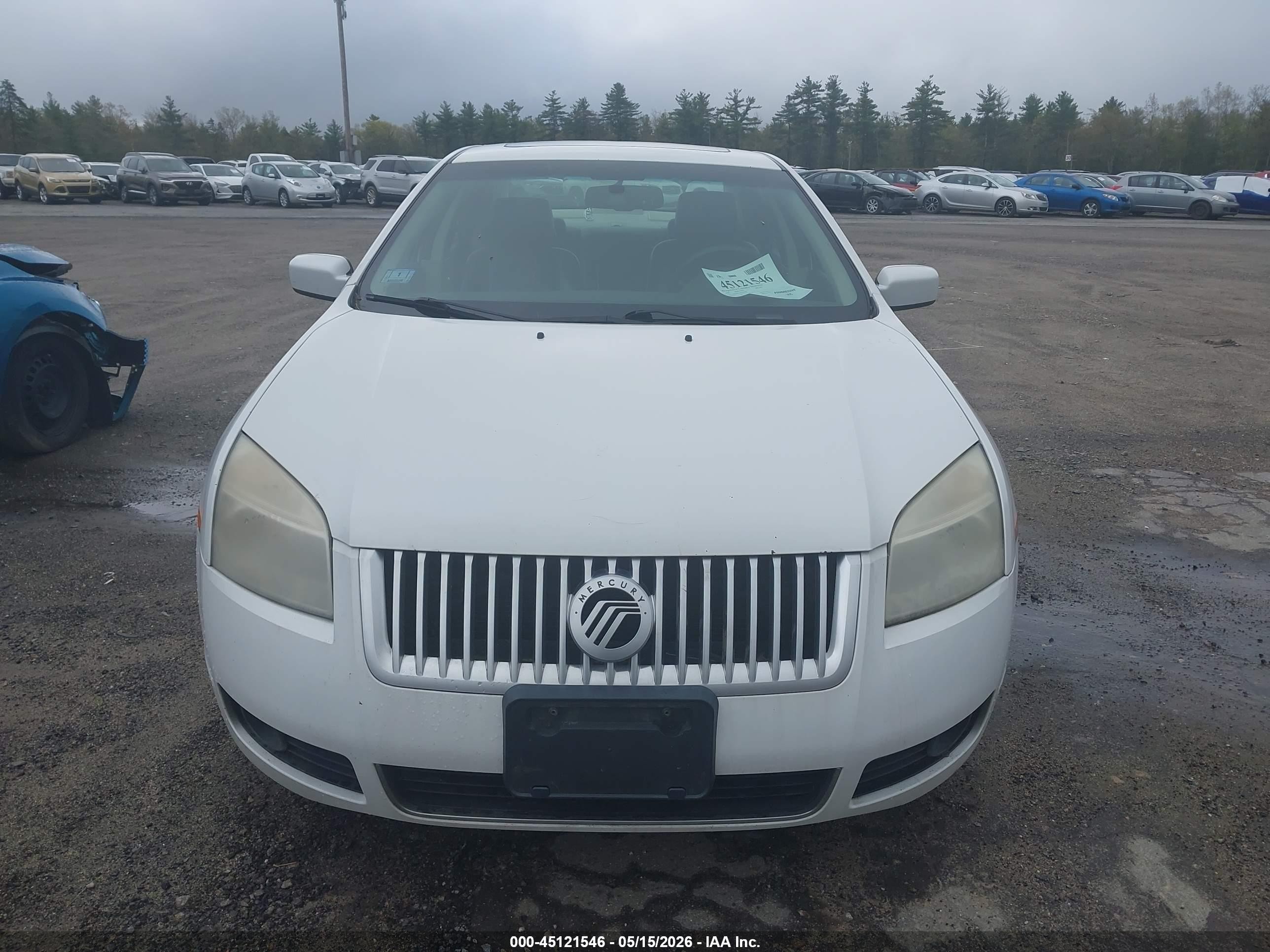 2006 Mercury Milan V6 Premier White vin: 3MEHM08196R624326