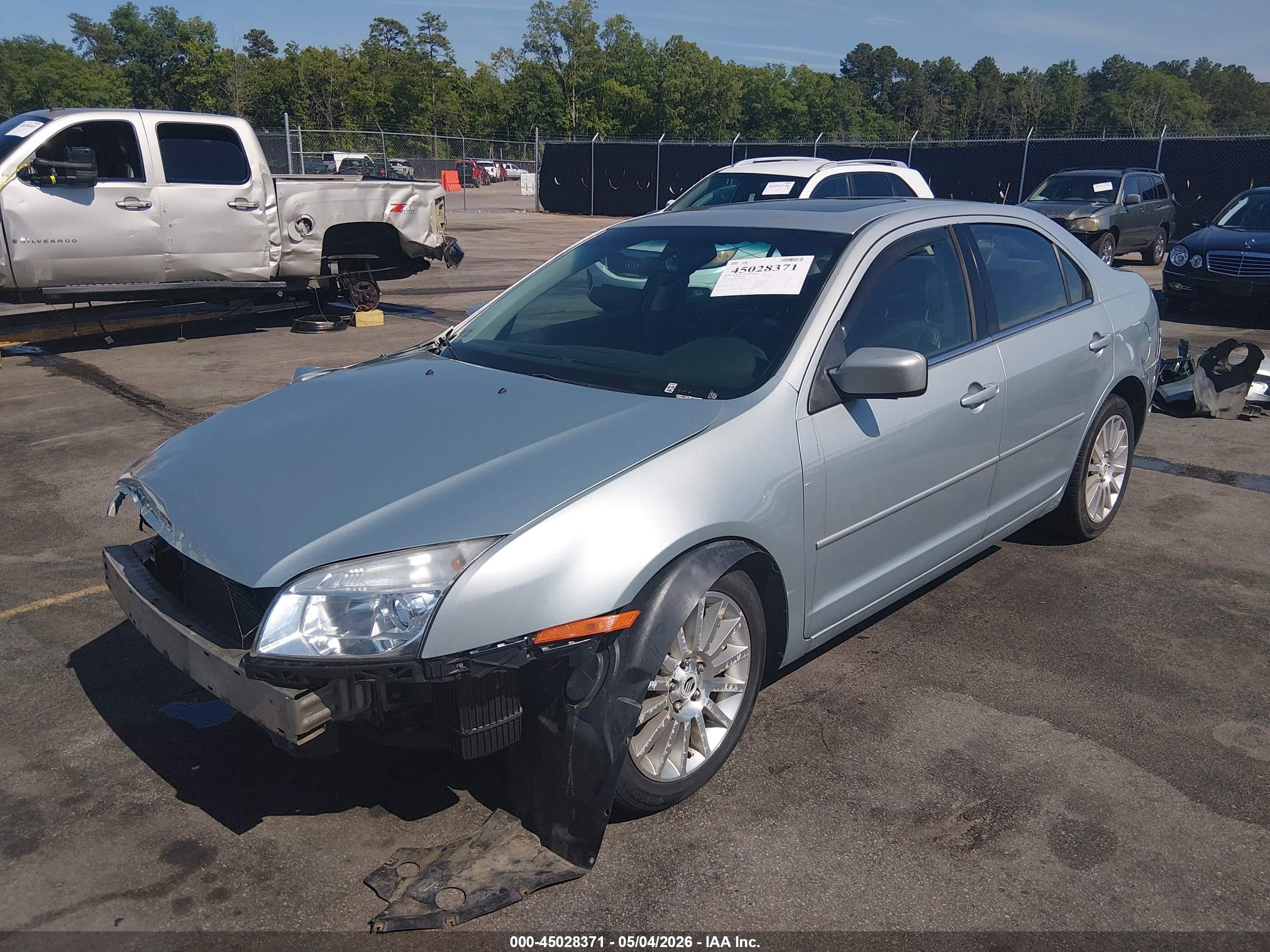 2007 Mercury Milan V6 Premier Blue vin: 3MEHM081X7R606855