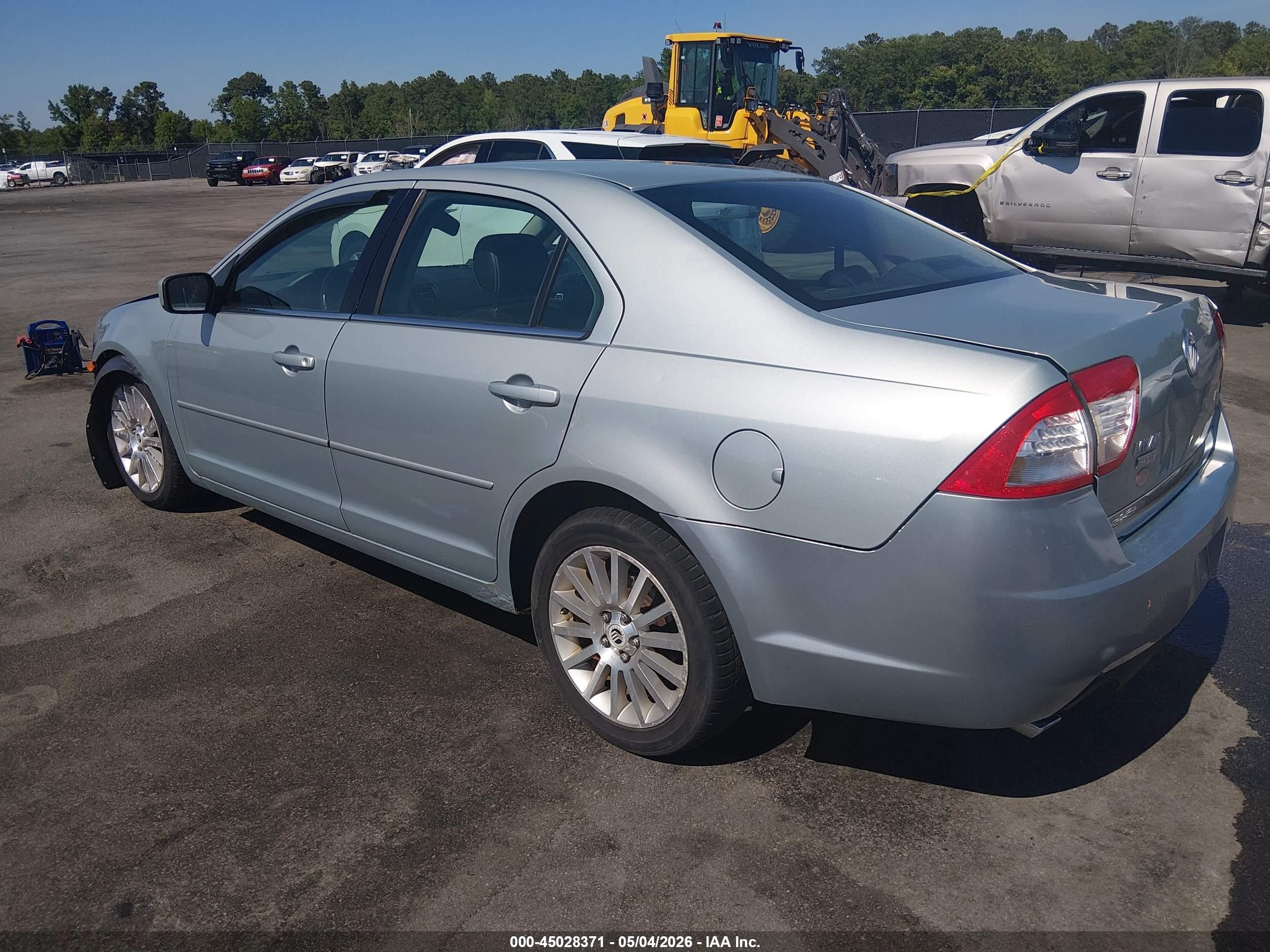 2007 Mercury Milan V6 Premier Blue vin: 3MEHM081X7R606855