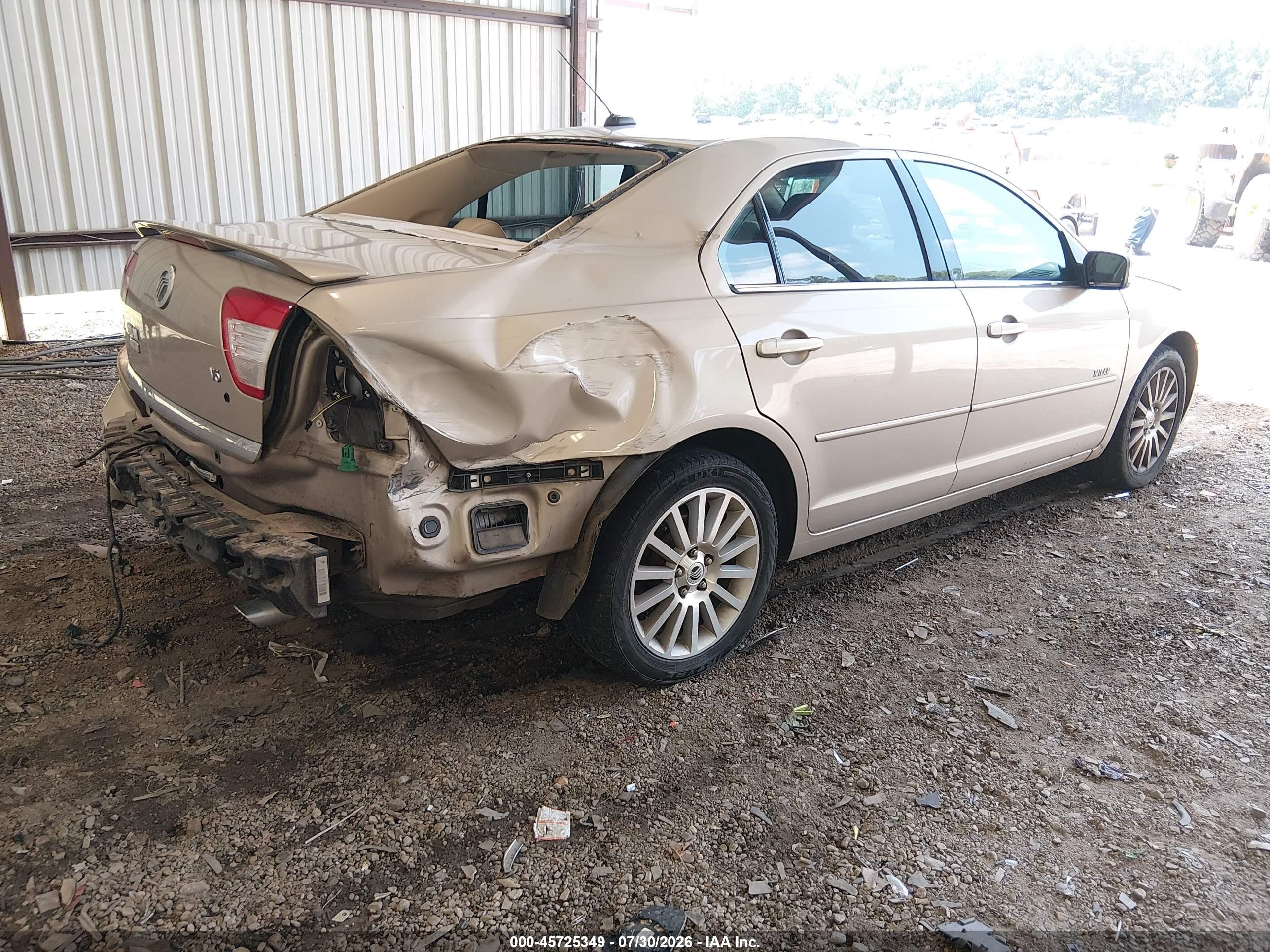 2008 Mercury Milan V6 Premier Gold vin: 3MEHM081X8R648167
