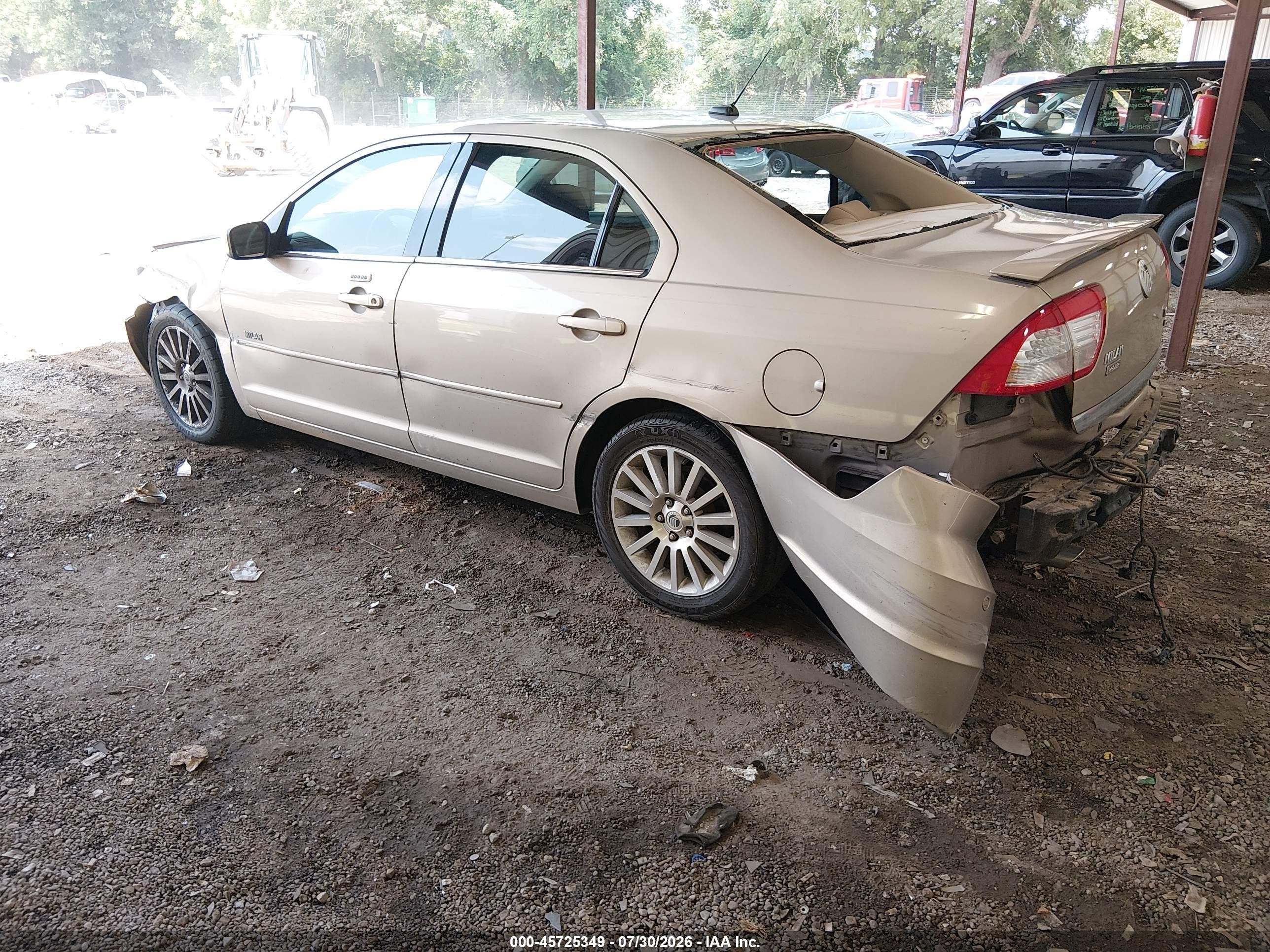 2008 Mercury Milan V6 Premier Gold vin: 3MEHM081X8R648167
