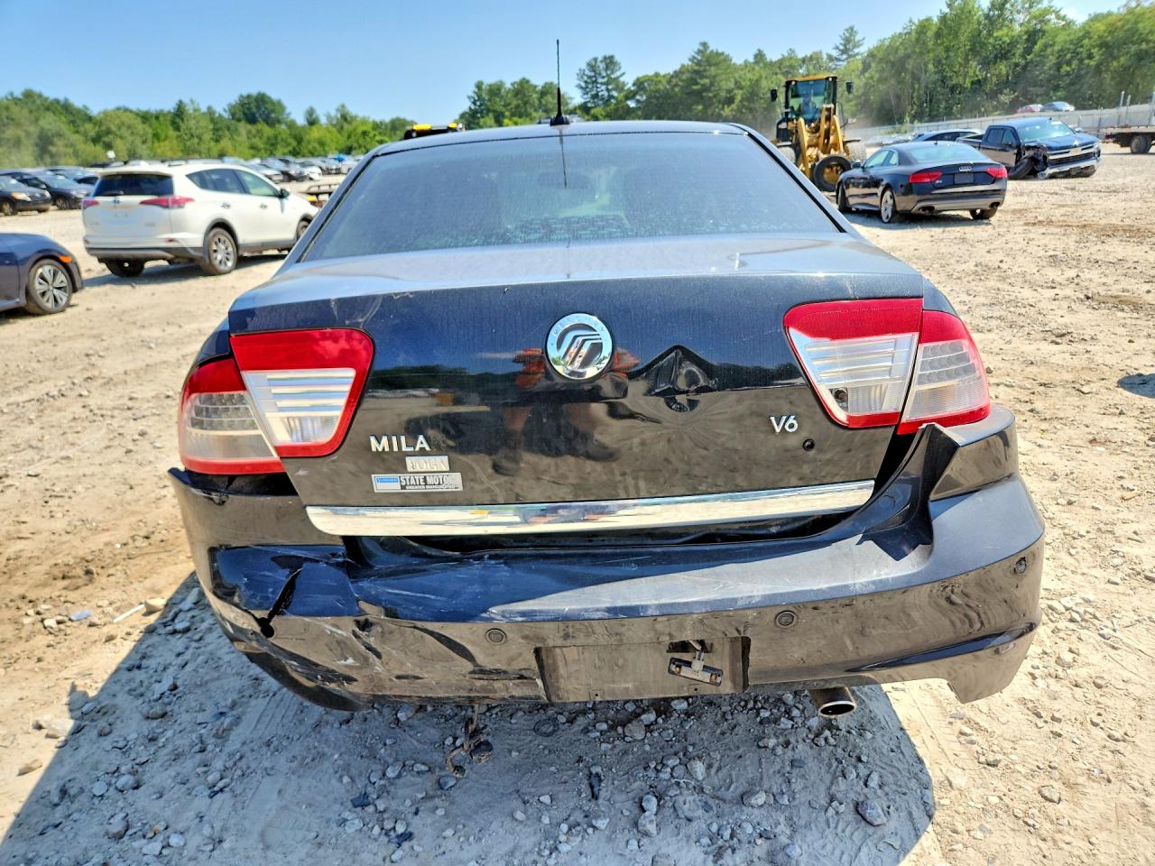 2009 Mercury Milan Premier Black vin: 3MEHM081X9R636358