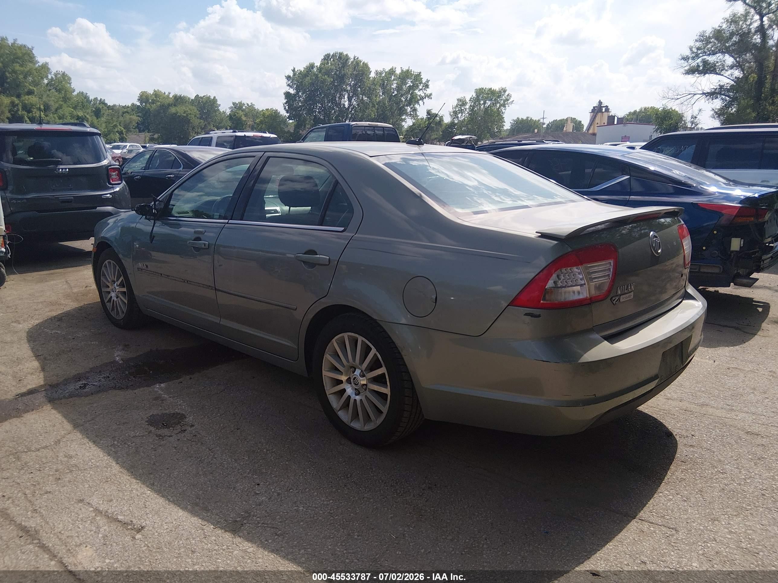 2008 Mercury Milan I4 Premier Green vin: 3MEHM08Z08R630539