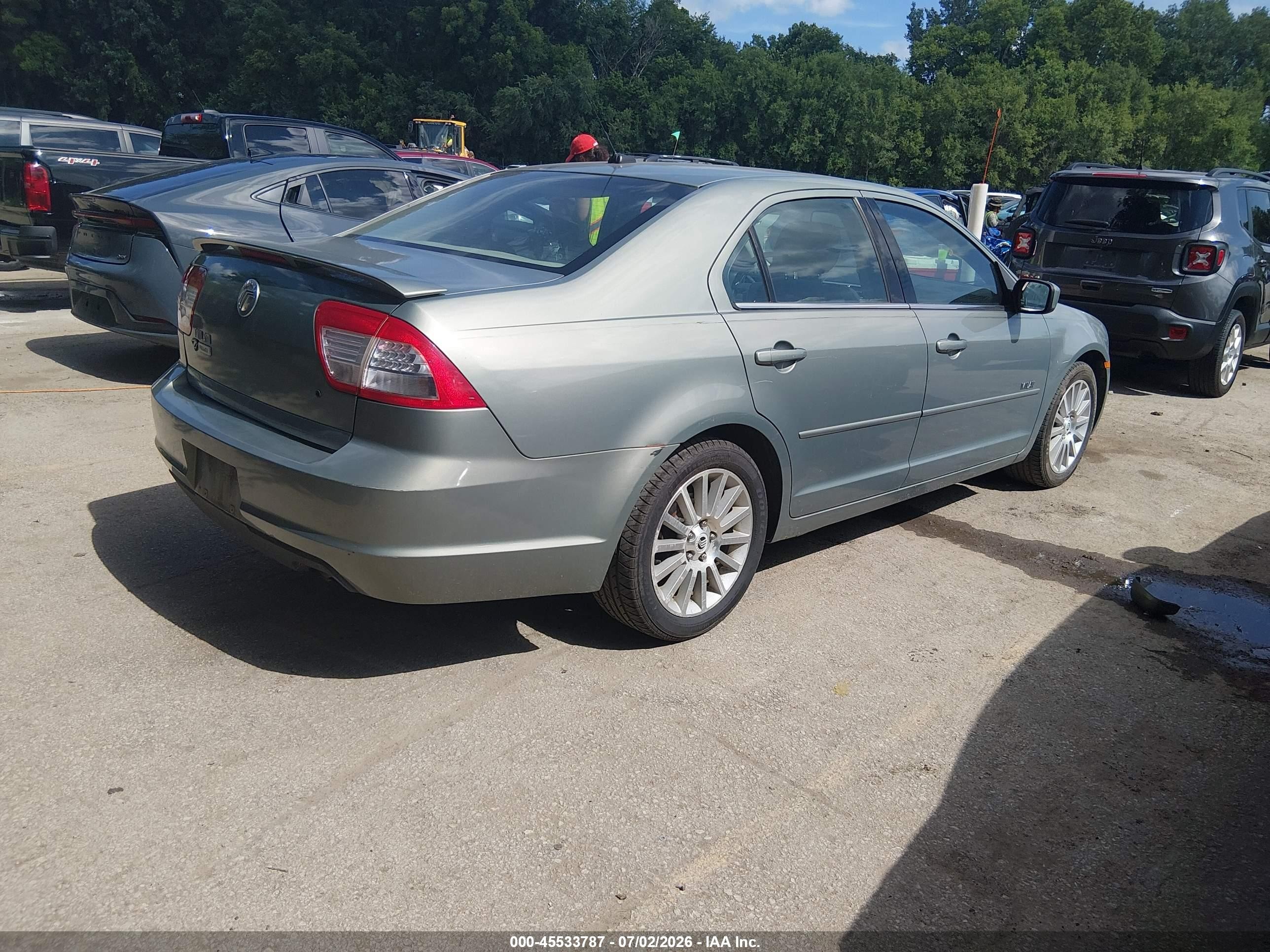 2008 Mercury Milan I4 Premier Green vin: 3MEHM08Z08R630539