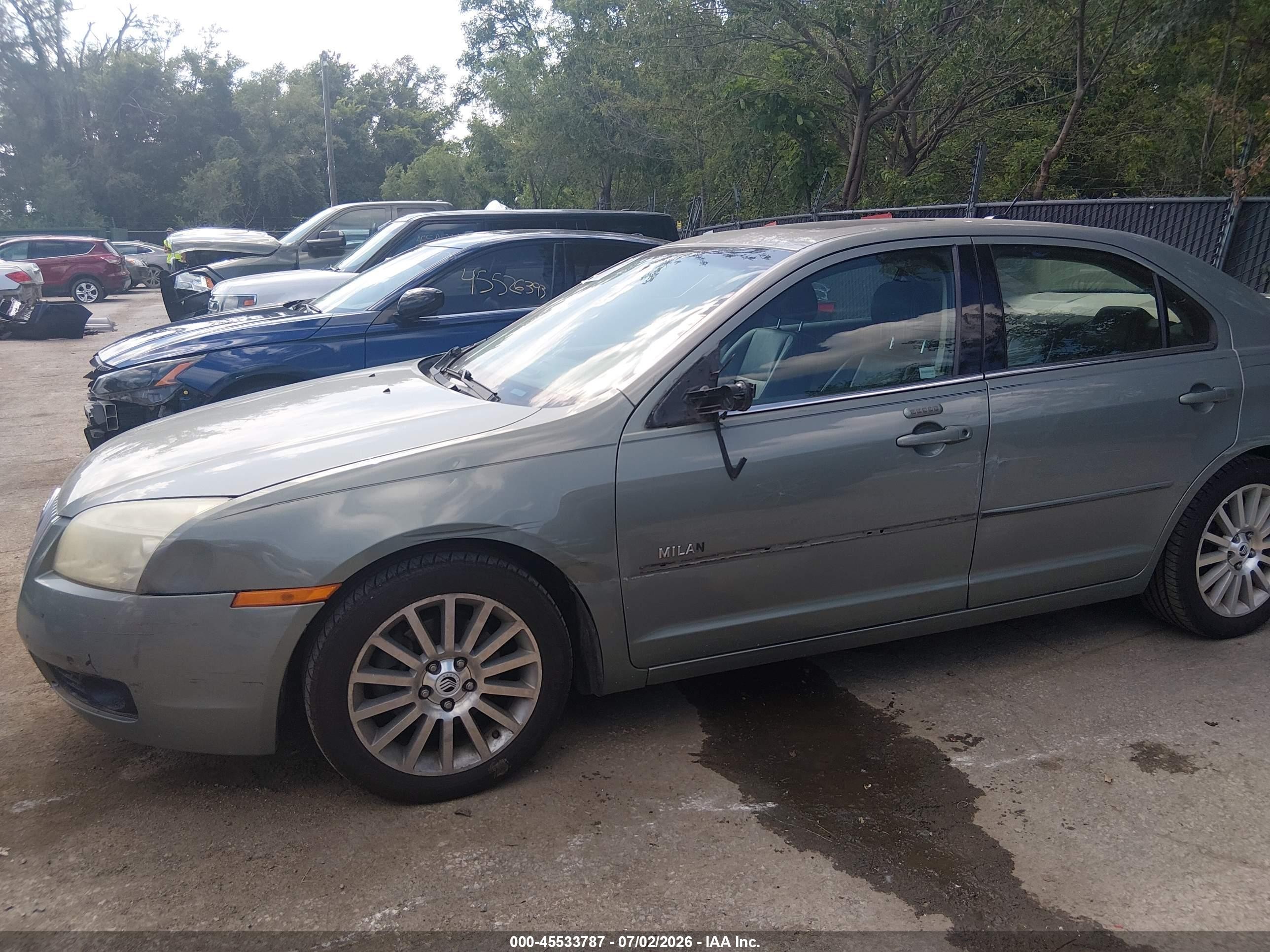 2008 Mercury Milan I4 Premier Green vin: 3MEHM08Z08R630539