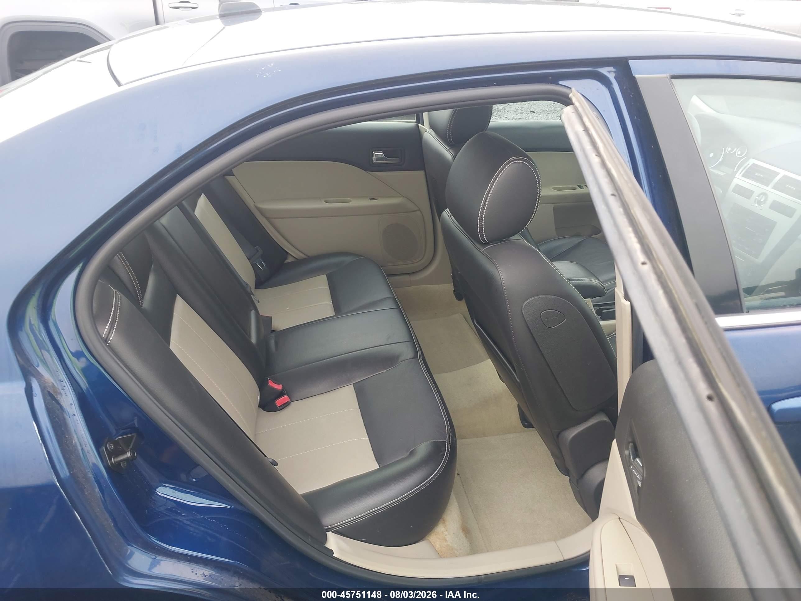 2007 Mercury Milan Premier Blue vin: 3MEHM08Z17R652337
