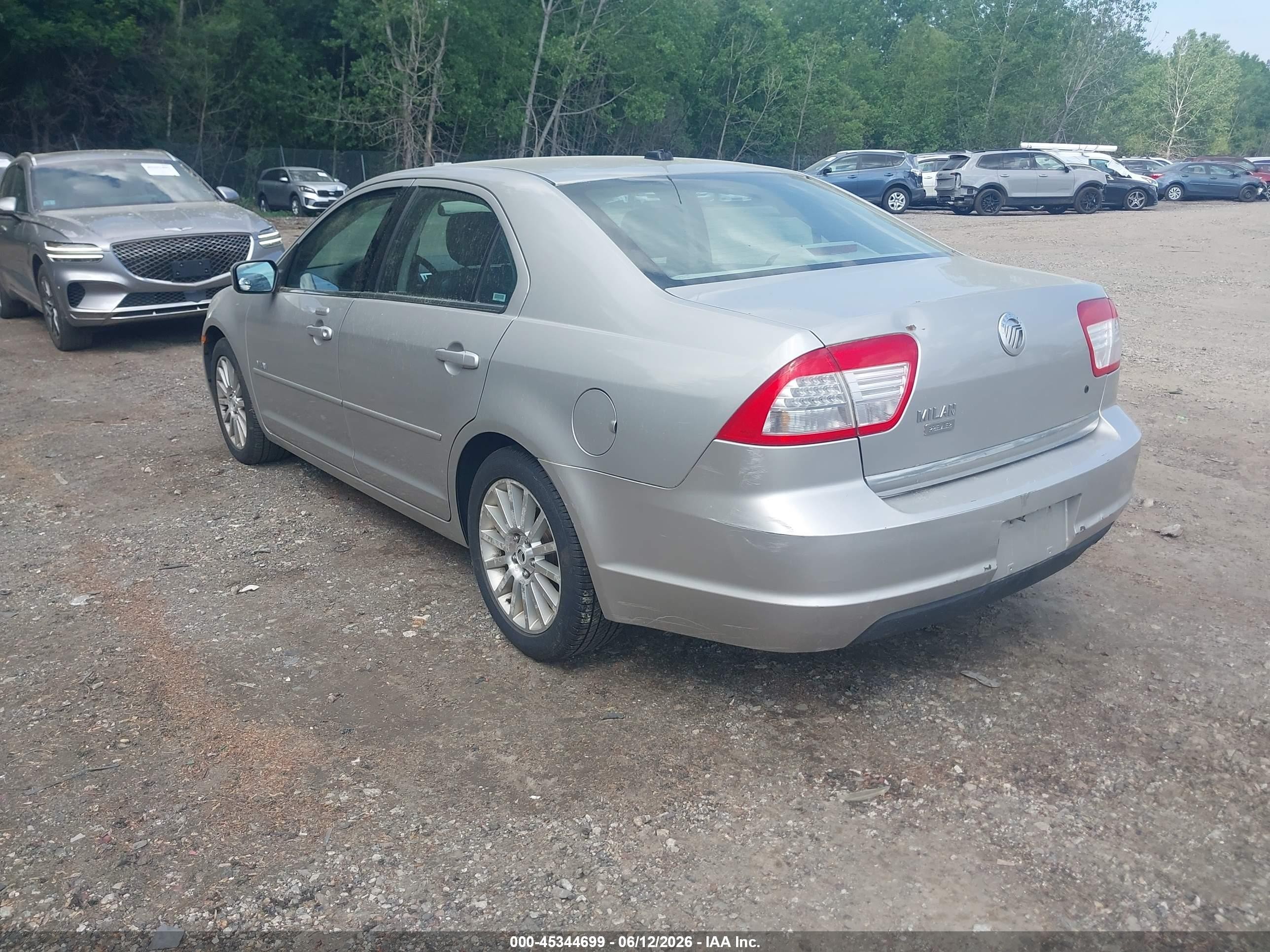 2008 Mercury Milan I4 Premier Tan vin: 3MEHM08Z18R638097