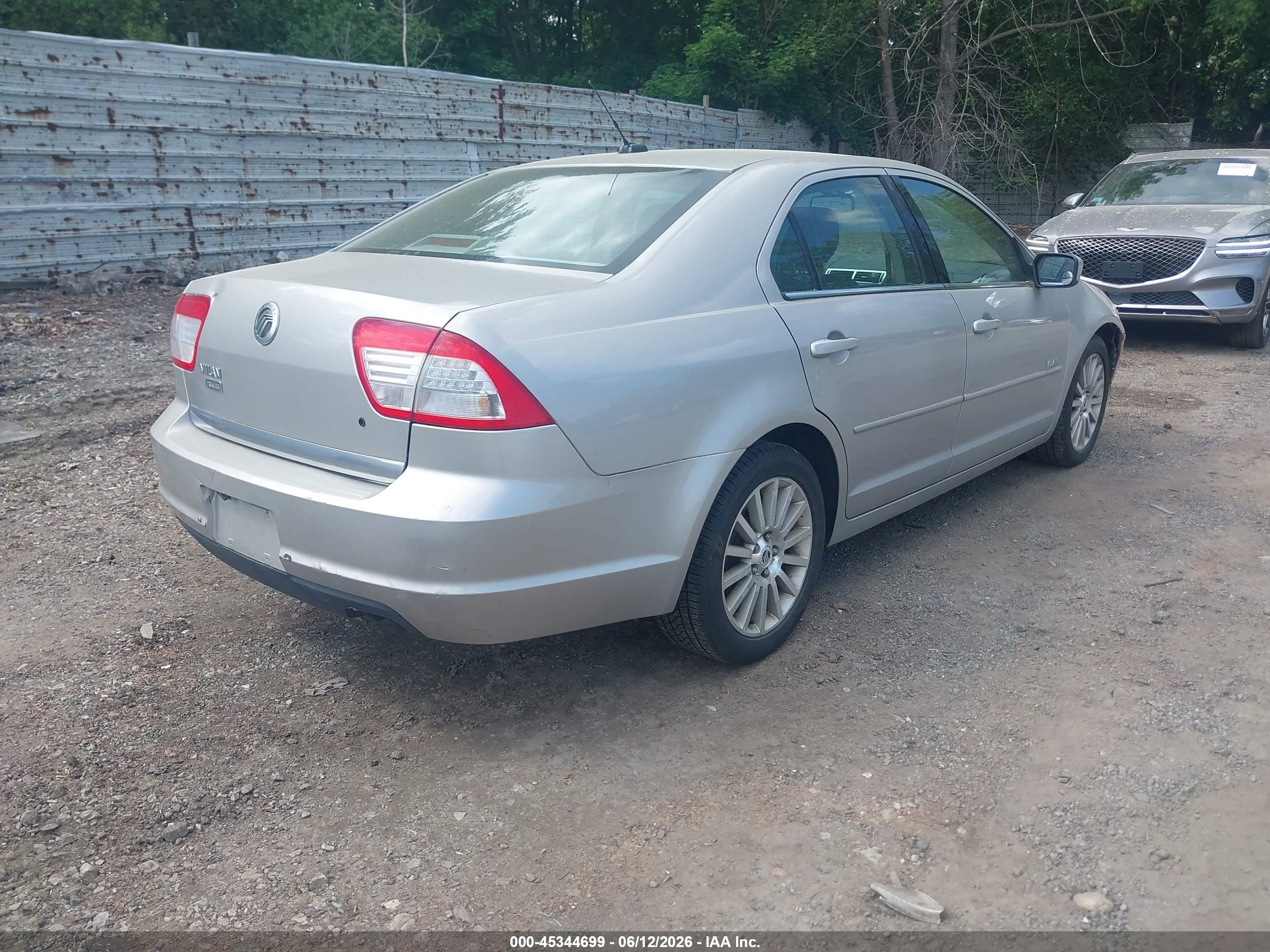 2008 Mercury Milan I4 Premier Tan vin: 3MEHM08Z18R638097