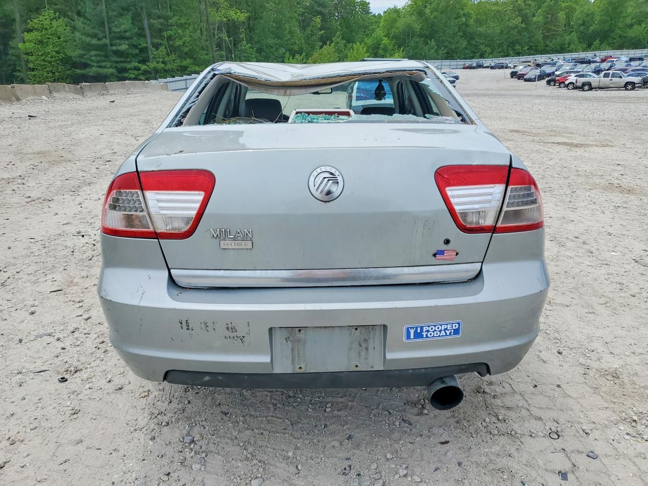 2006 Mercury Milan Premier Silver vin: 3MEHM08Z26R616784