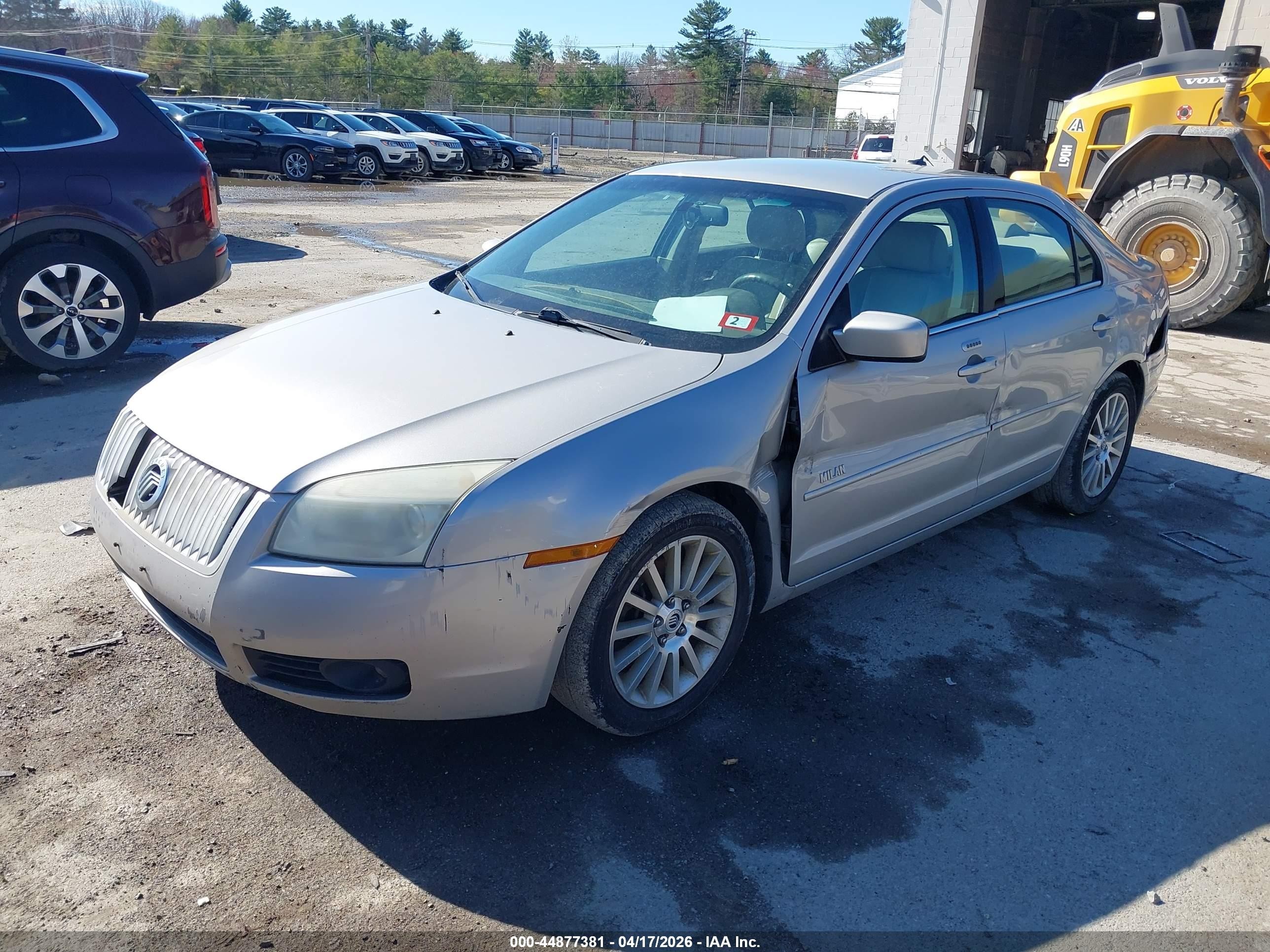2008 Mercury Milan I4 Premier Silver vin: 3MEHM08Z28R628937