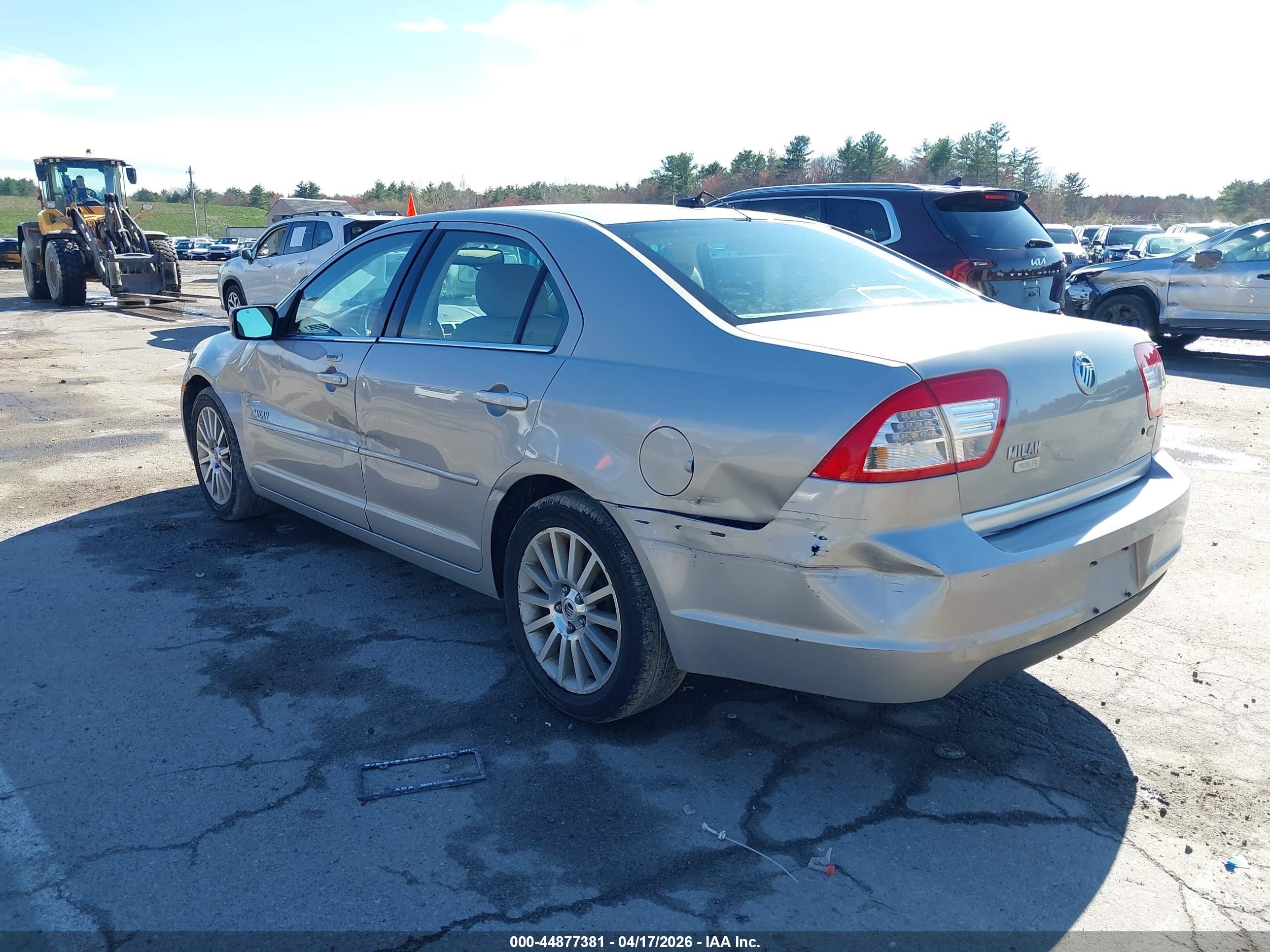 2008 Mercury Milan I4 Premier Silver vin: 3MEHM08Z28R628937