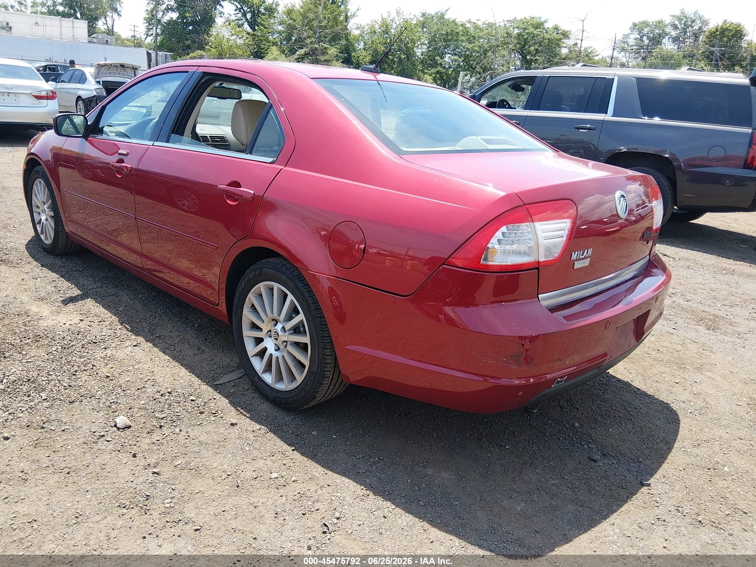2009 Mercury Milan I4 Premier Красный vin: 3MEHM08Z39R623070
