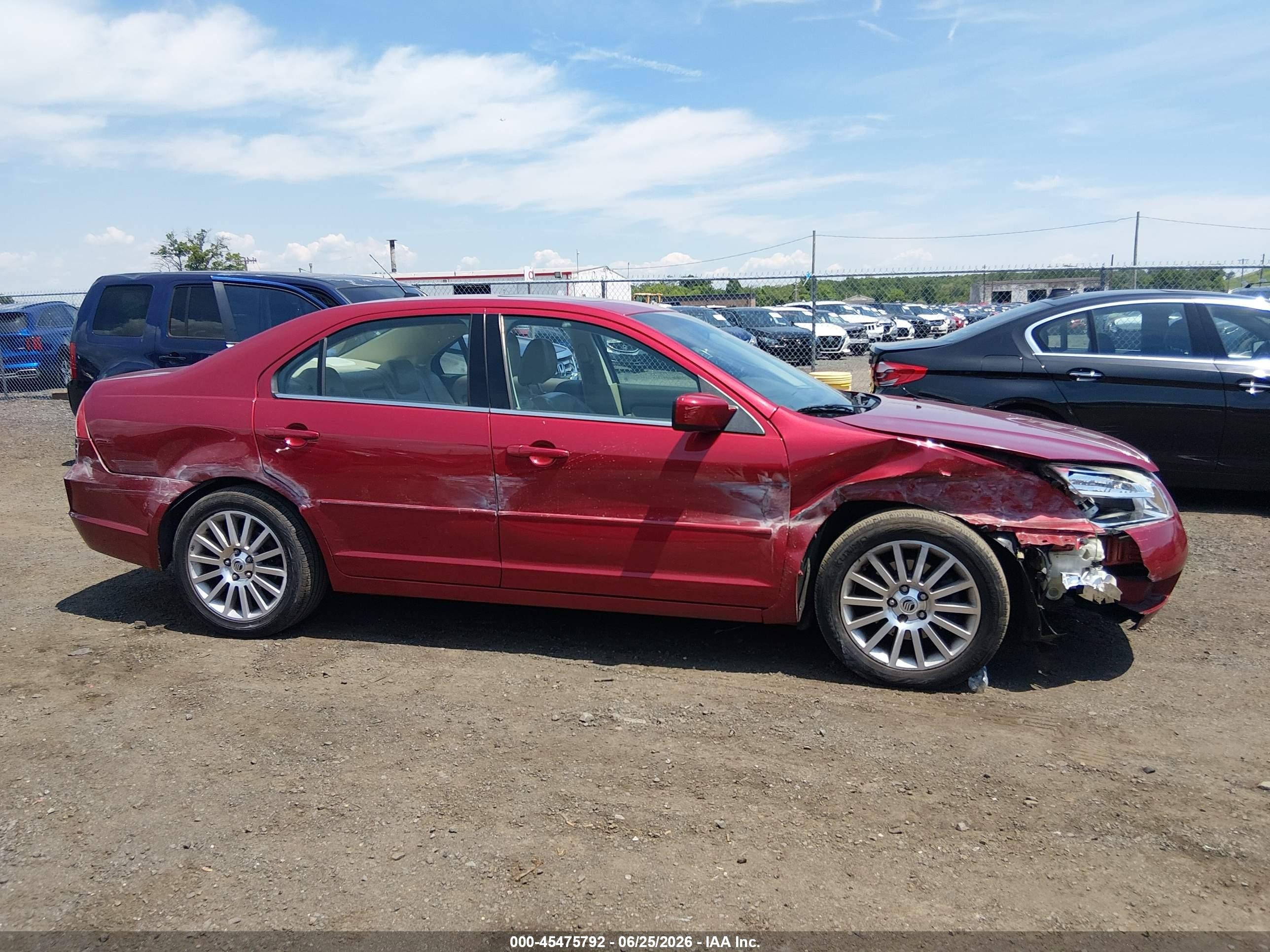 2009 Mercury Milan I4 Premier Красный vin: 3MEHM08Z39R623070