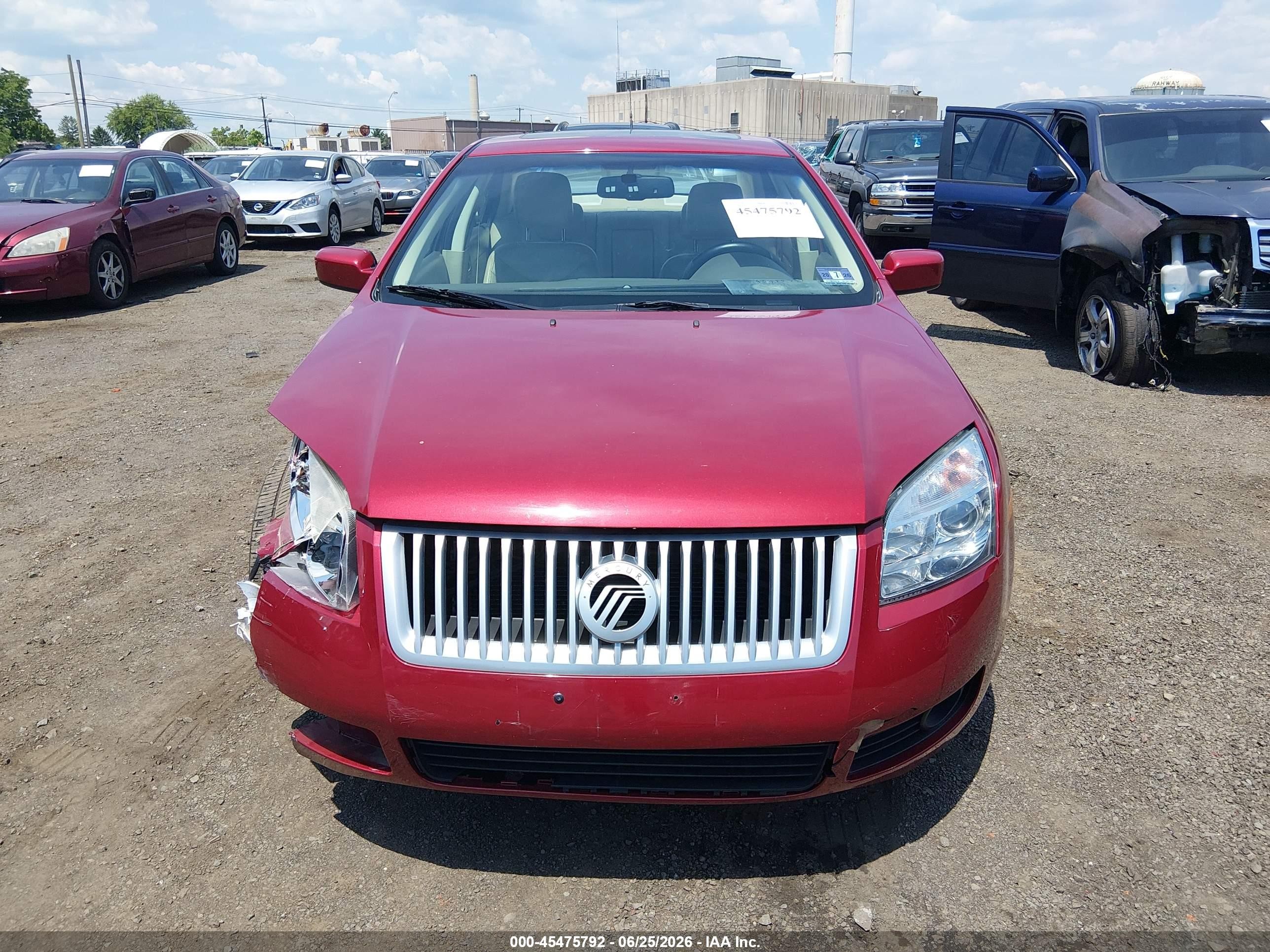 2009 Mercury Milan I4 Premier Красный vin: 3MEHM08Z39R623070